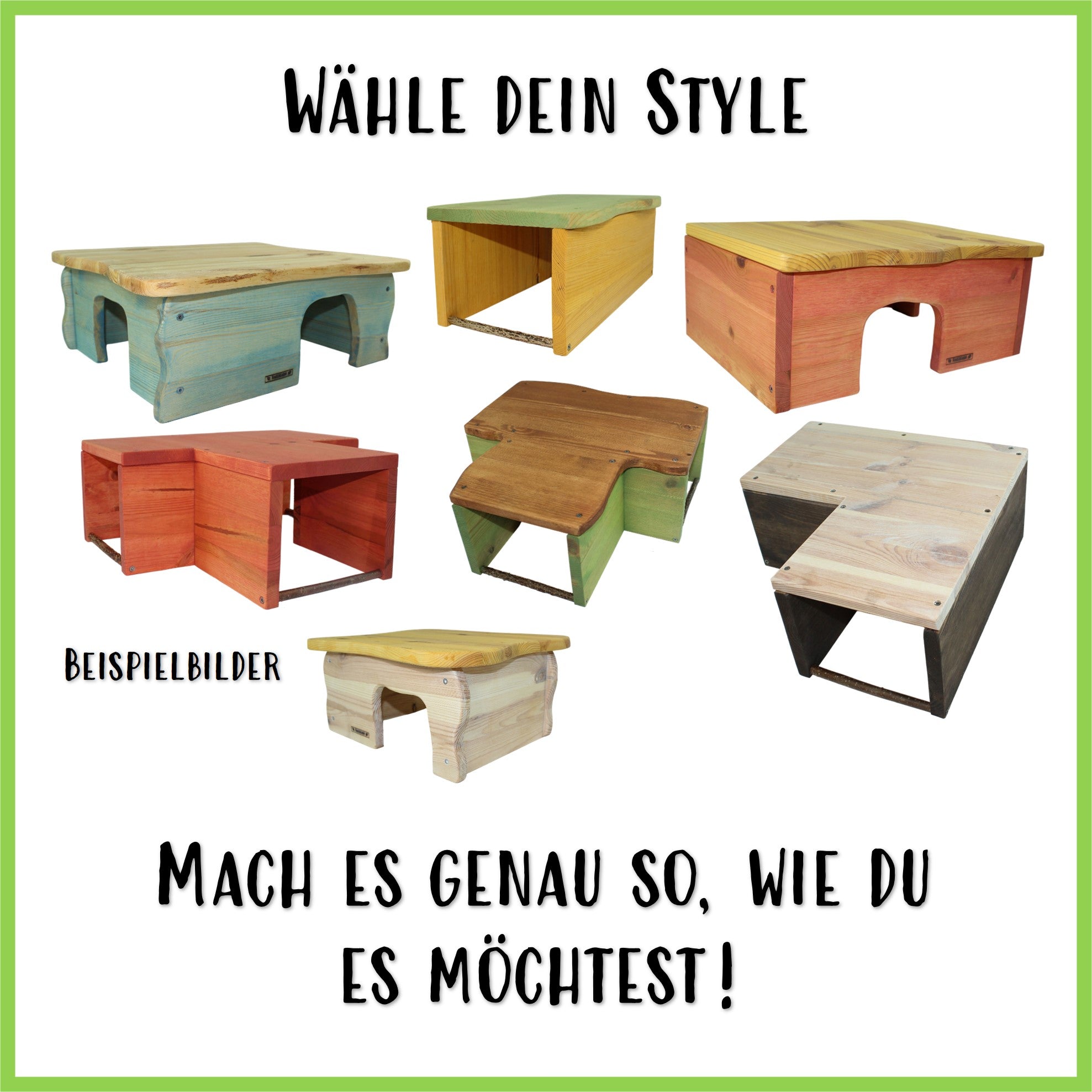 🏢Farmhouse 3.2 – Spacious corner house for your guinea pigs