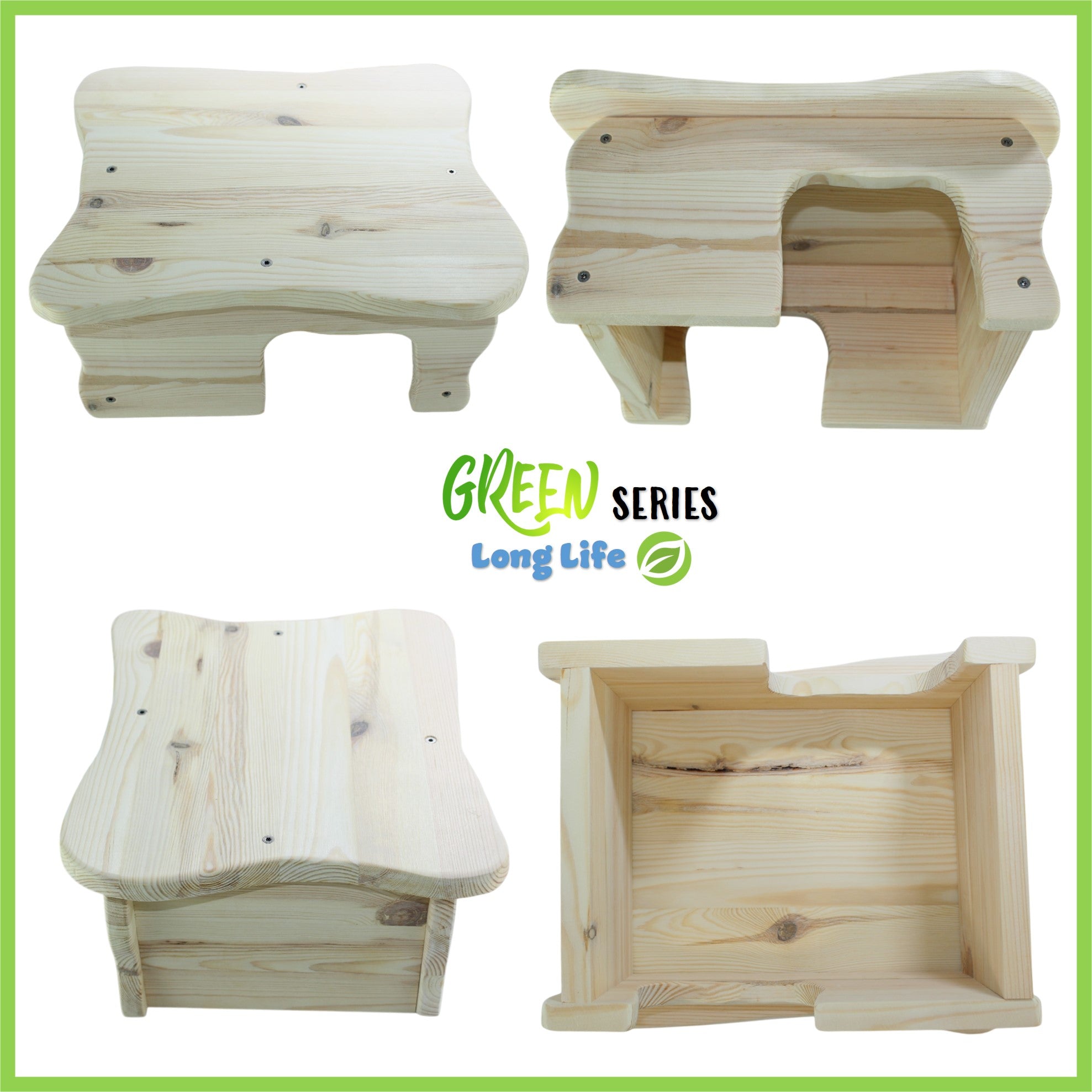 🐹 Farmhouse 1.0 – Cozy sleeping house for guinea pigs