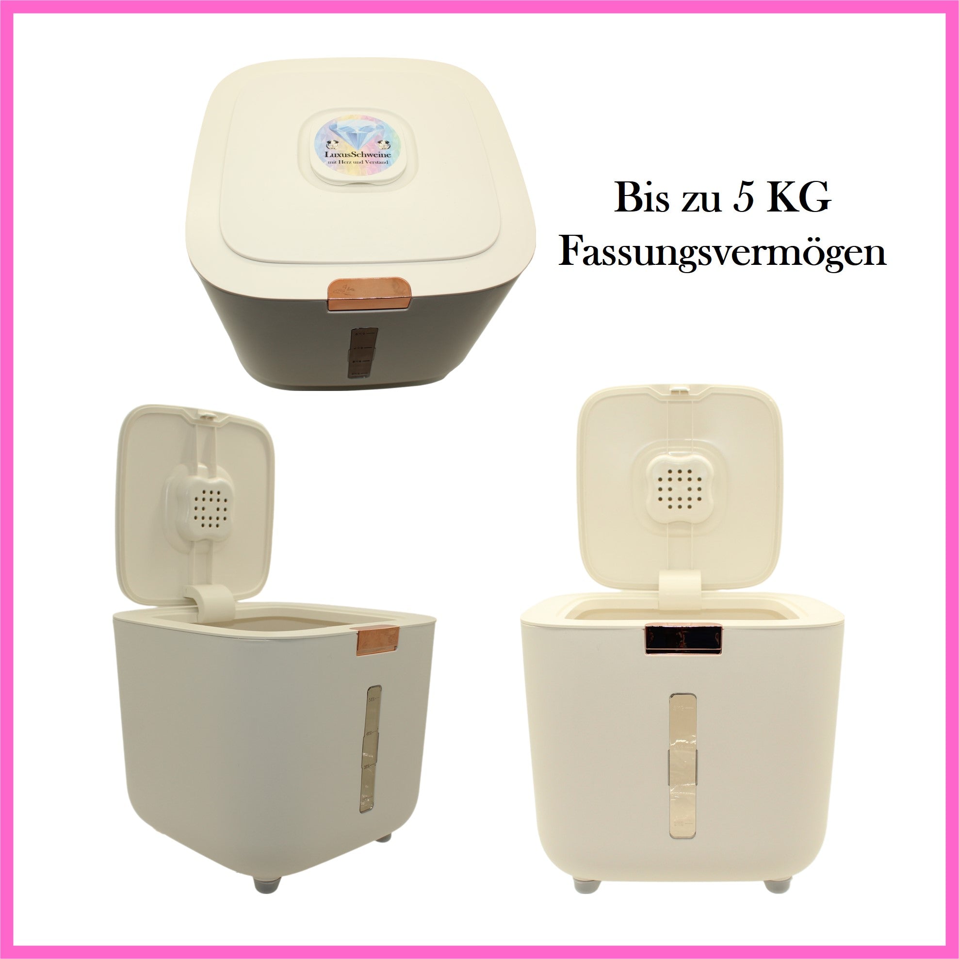 🐹🌟 Feed box – A touch of luxury for your feed storage!