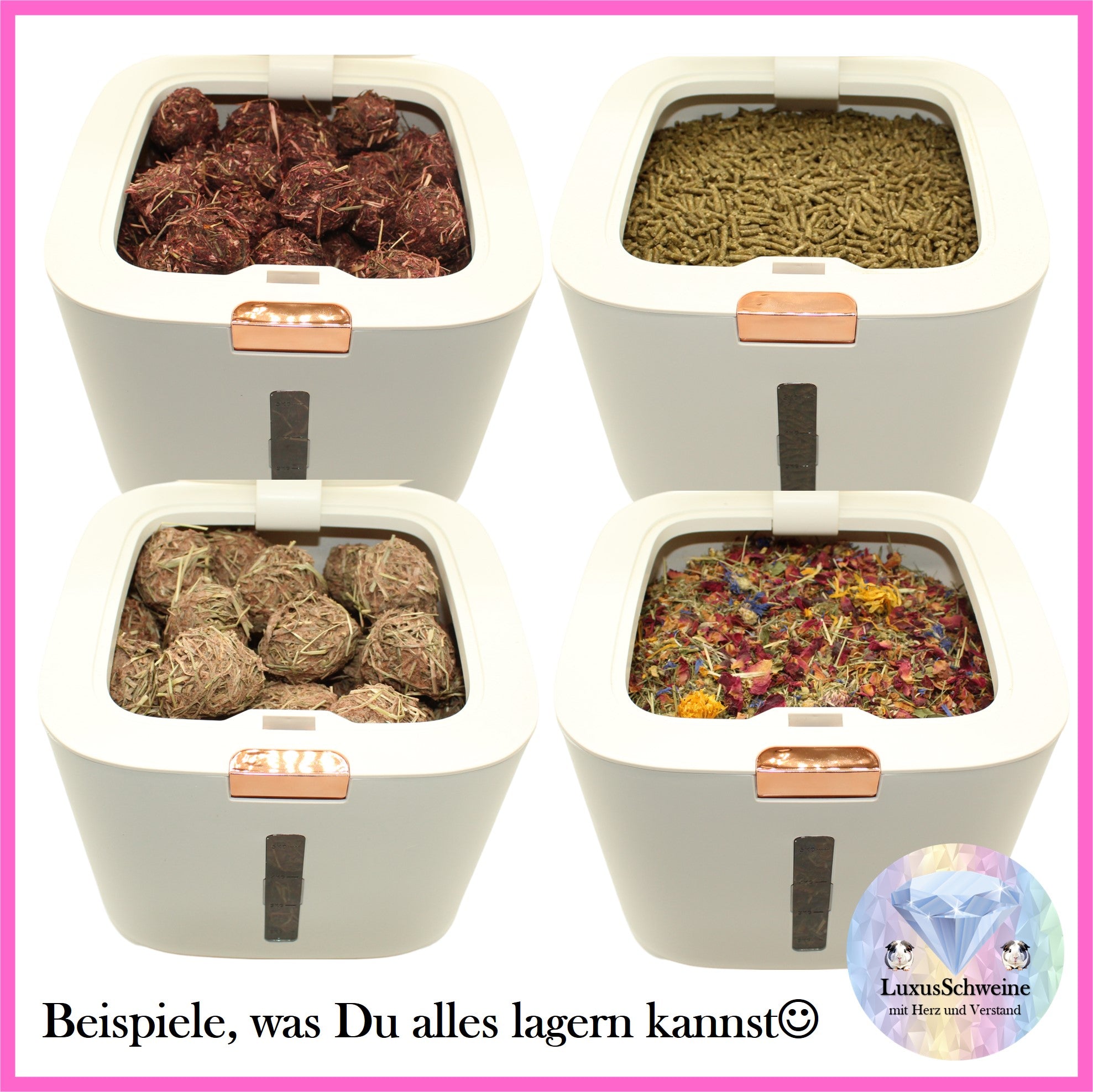 ๐น๐ Feed box โ A touch of luxury for your feed storage!