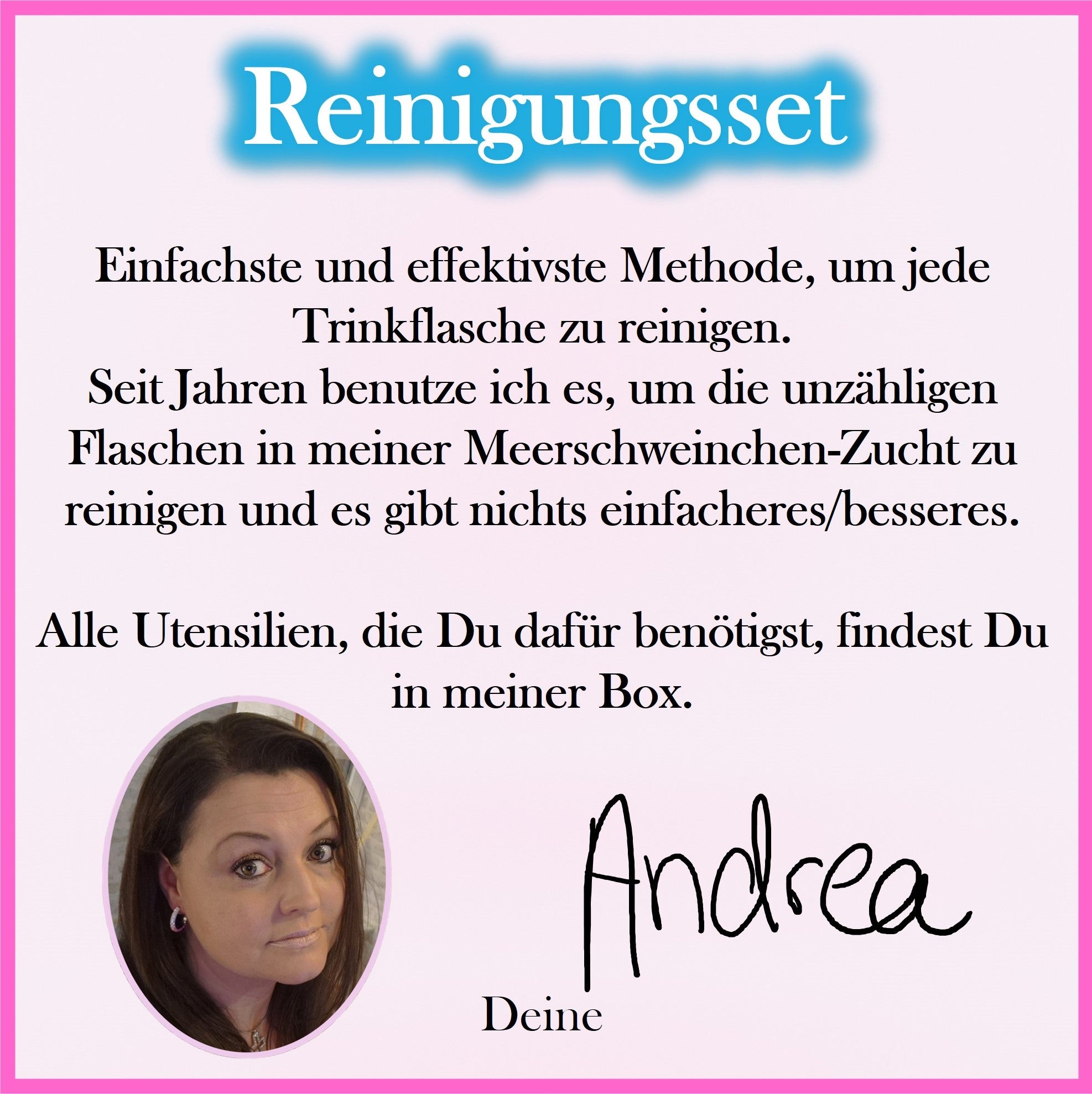 🧼 Bottle cleaning set – for hygienically clean drinking water