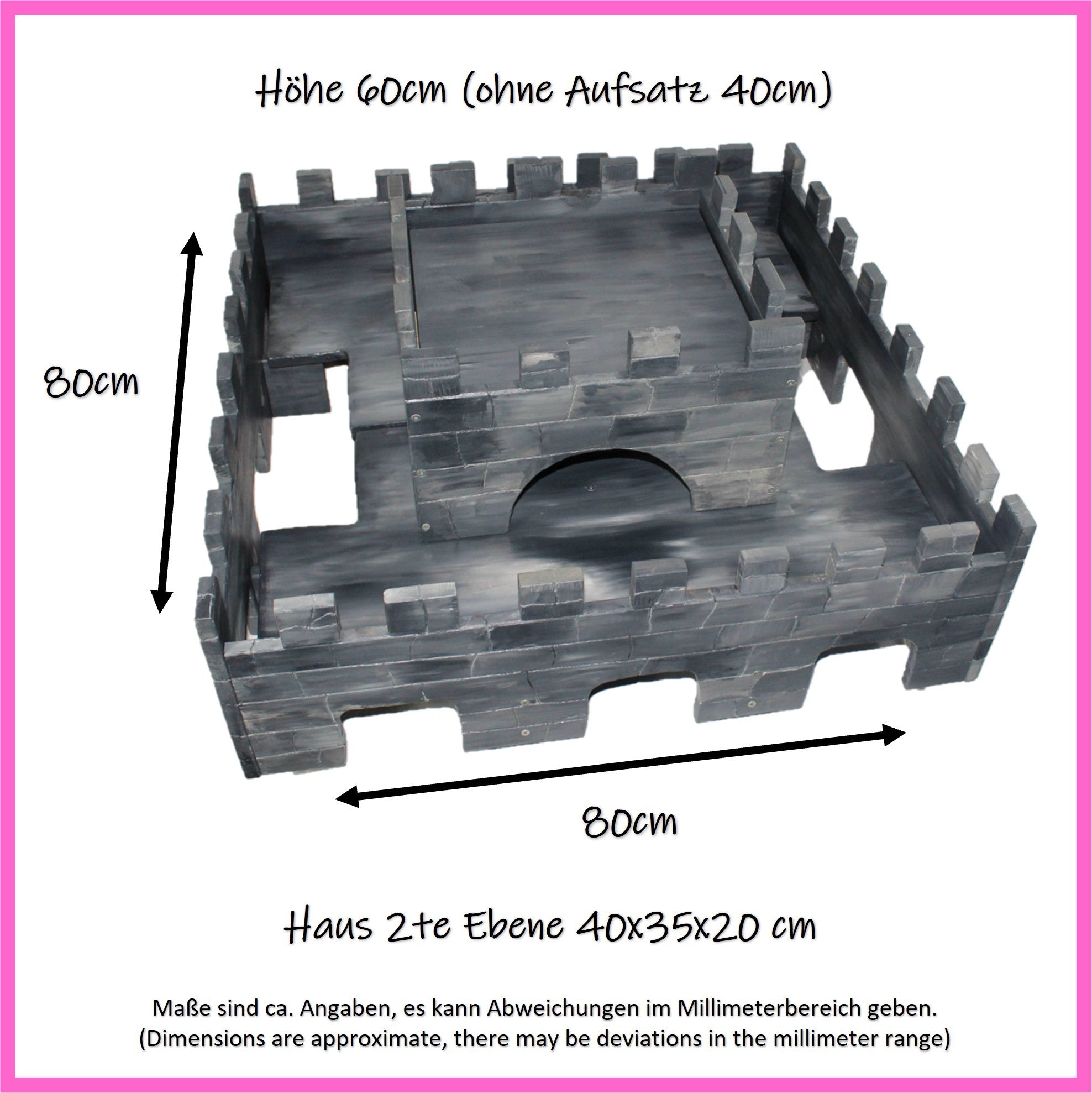 🏰 The Castle XL – Majestic accommodation for your guinea pigs