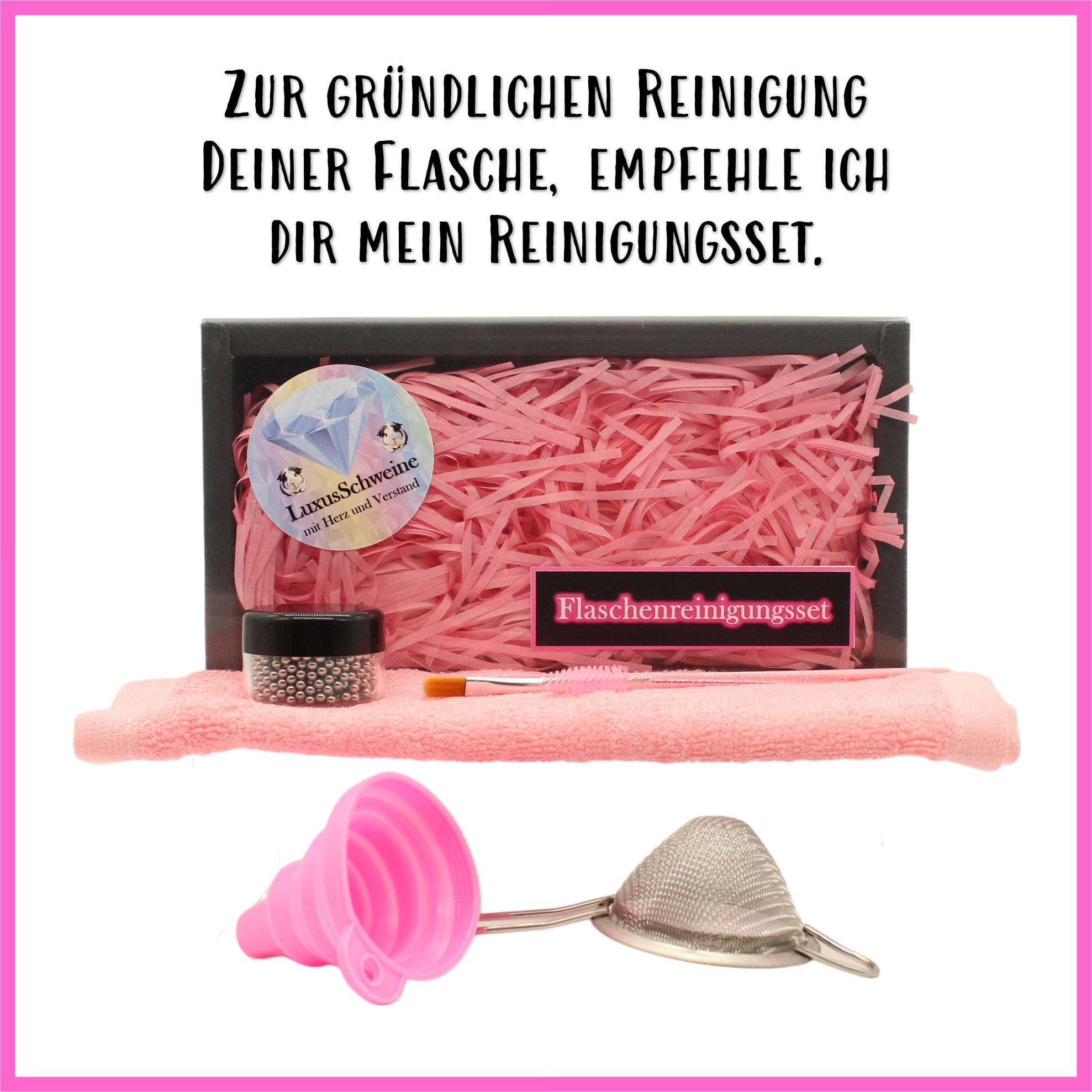 💦 Drinking station for guinea pigs + glass bottle