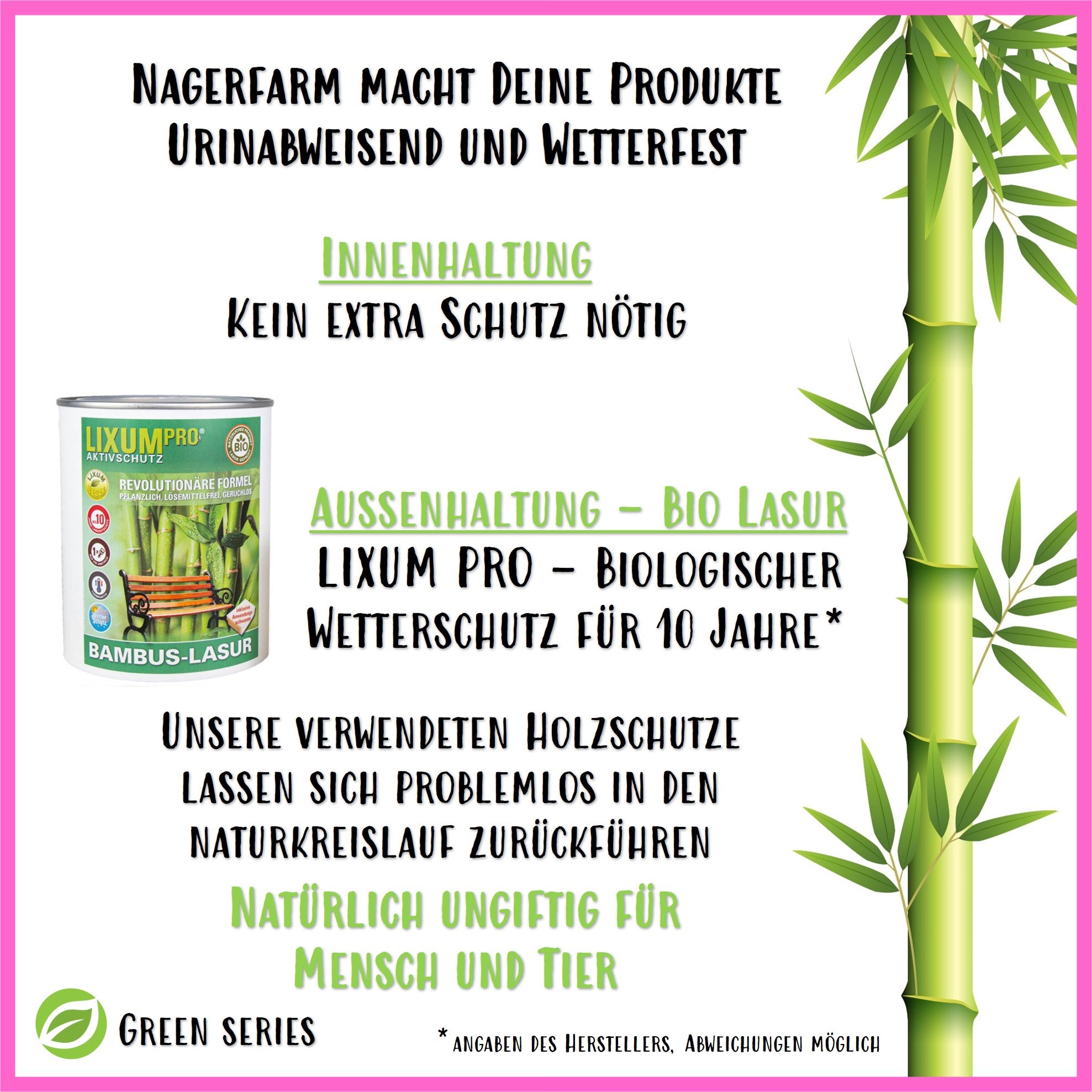 Hammock frame made of bamboo