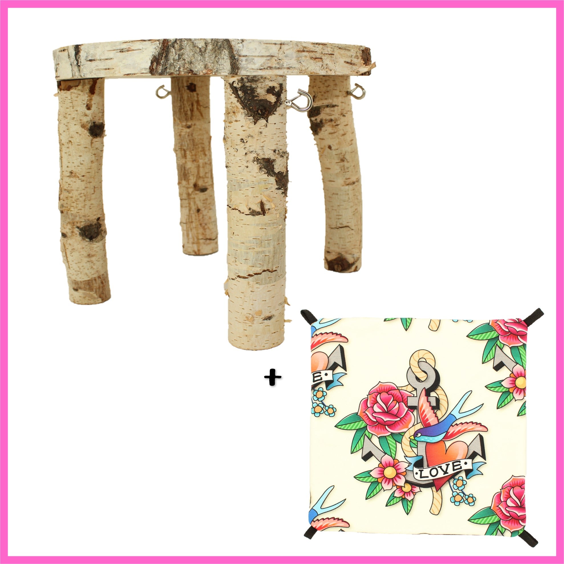 Hammock stand with mat