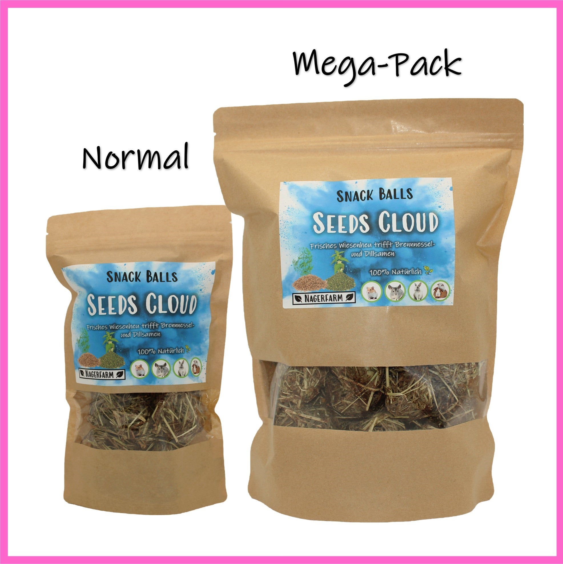 🔵 Snack Balls Seeds Cloud – Superfood snack for guinea pigs