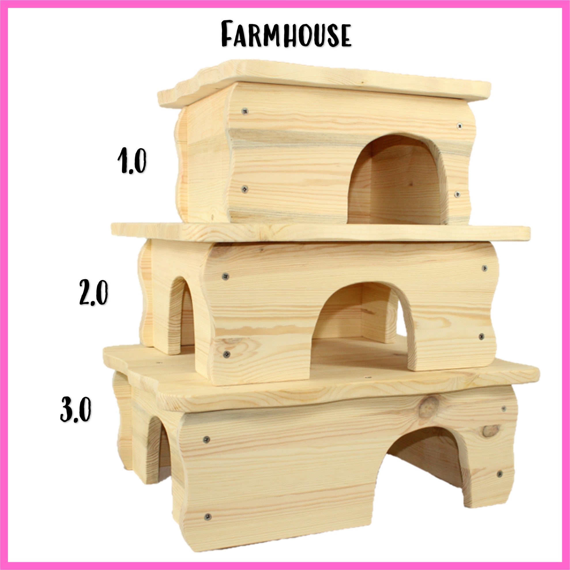 🏡 Farmhouse 2.0 – Spacious accommodation for guinea pigs