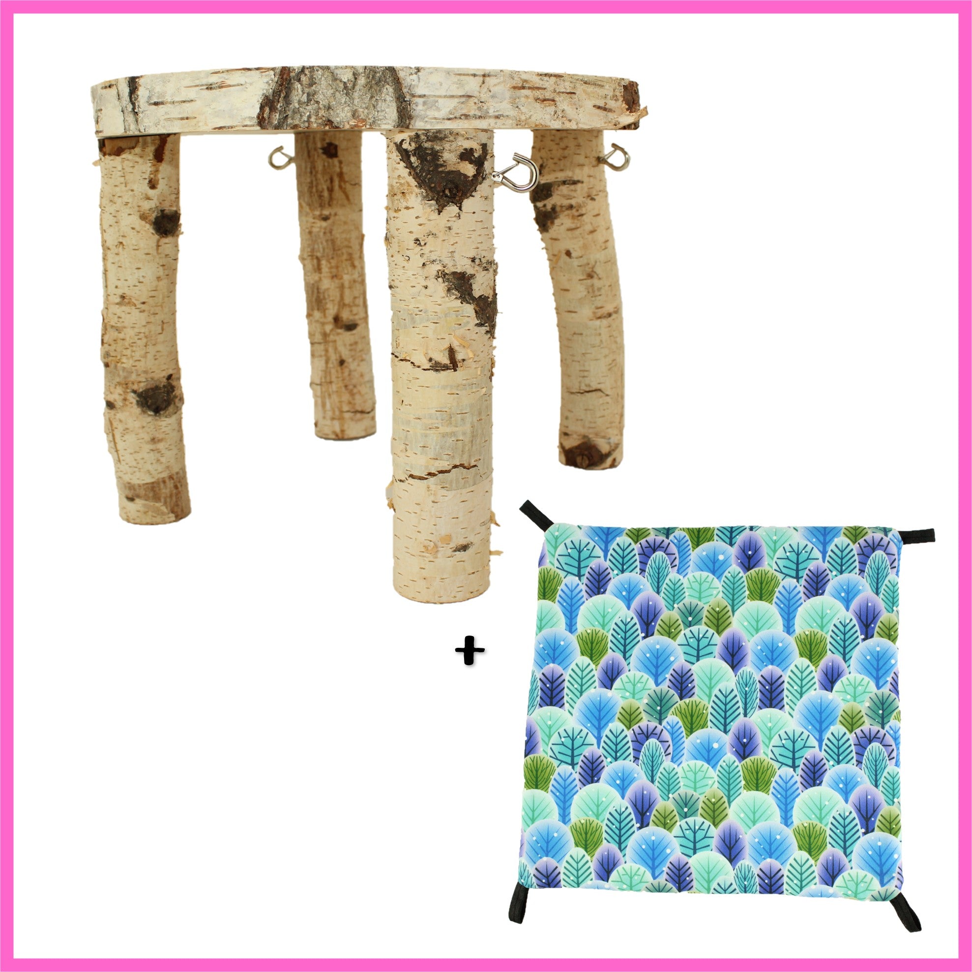 Hammock stand with mat