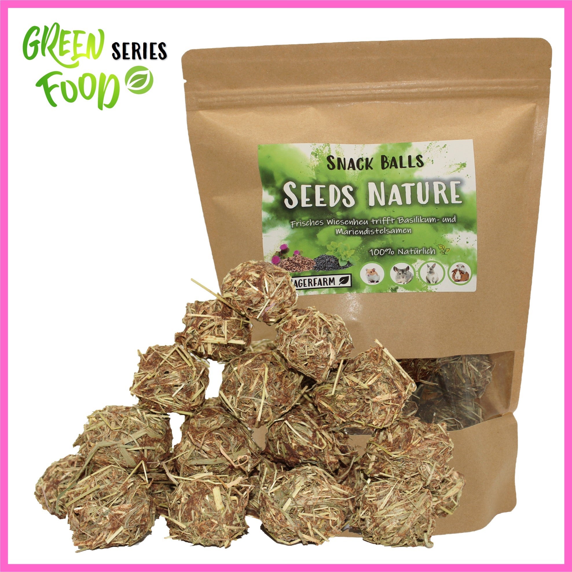 🟢 Snack Balls Seeds Nature – natural variety for healthy guinea pigs