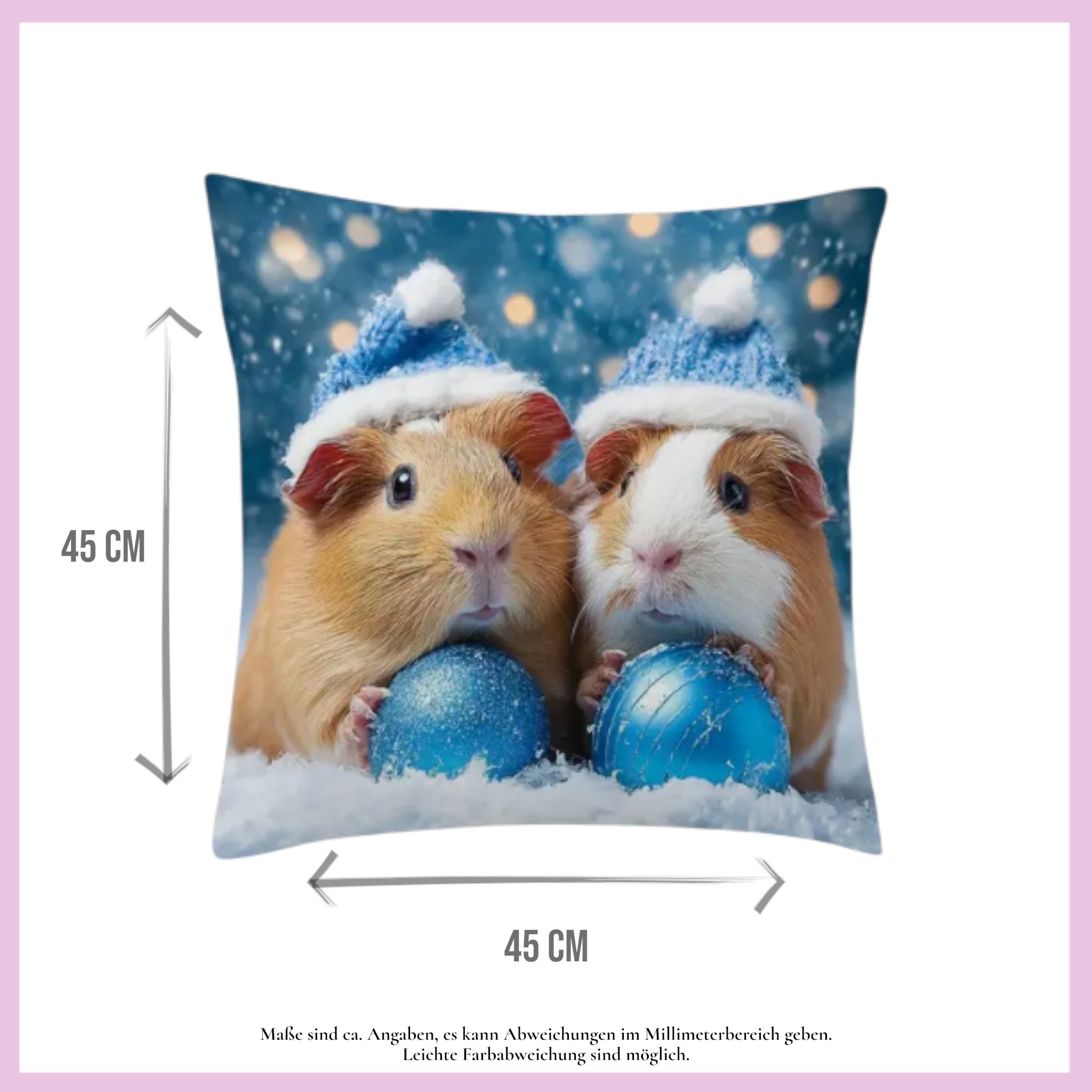 🛋️ Kissen „Winterzauber“ – Kuscheliger Winterzauber für dein Zuhause