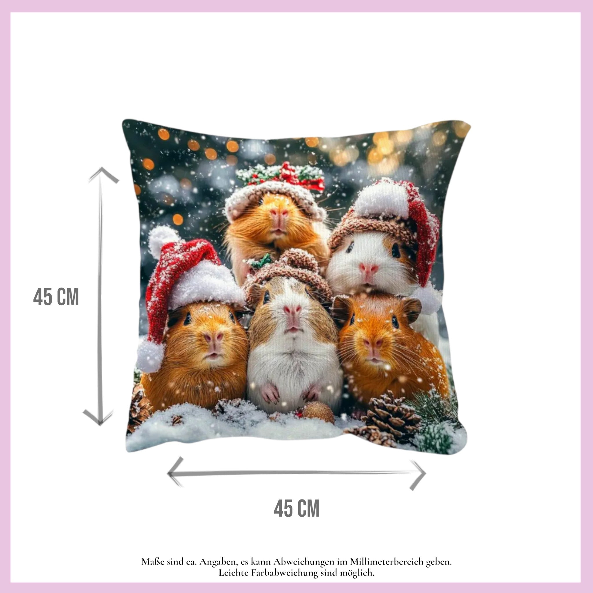 🛋️ Kissen „Wintertraum“ – Kuschelige Winterzauber für dein Zuhause ❄️