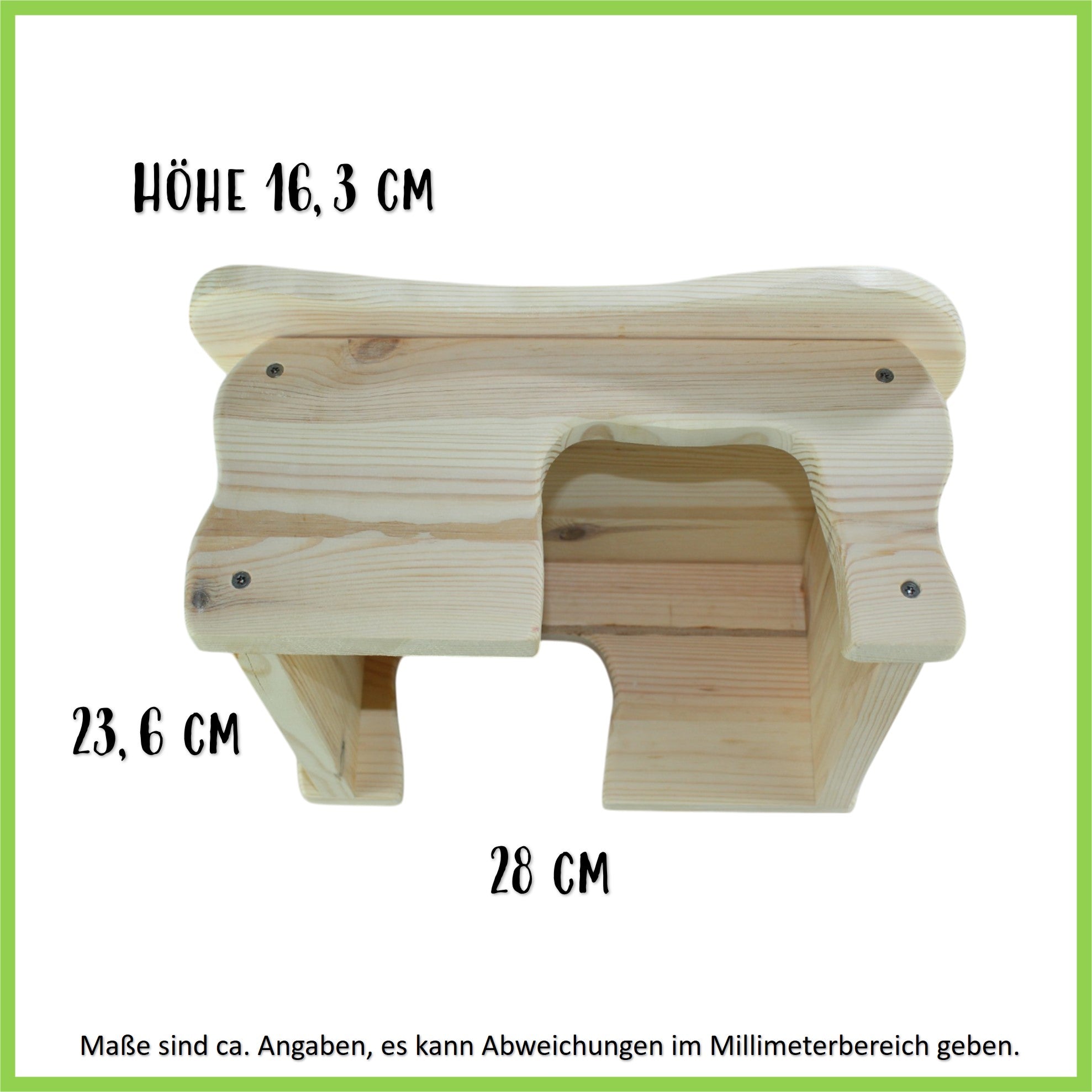 🐹 Farmhouse 1.0 – Cozy sleeping house for guinea pigs