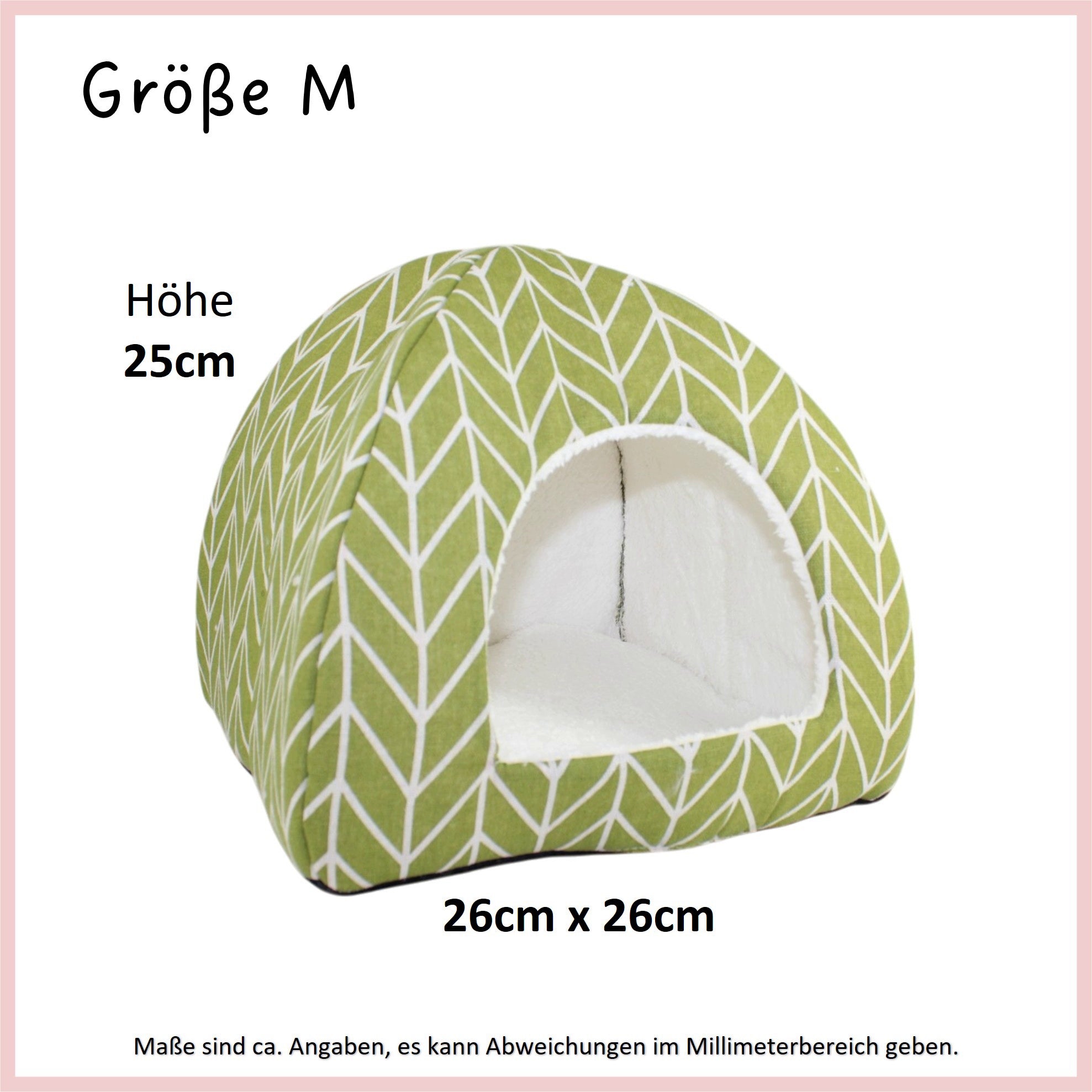 🏡 Dome house “Green-Gray” – Cozy hiding place for your guinea pigs