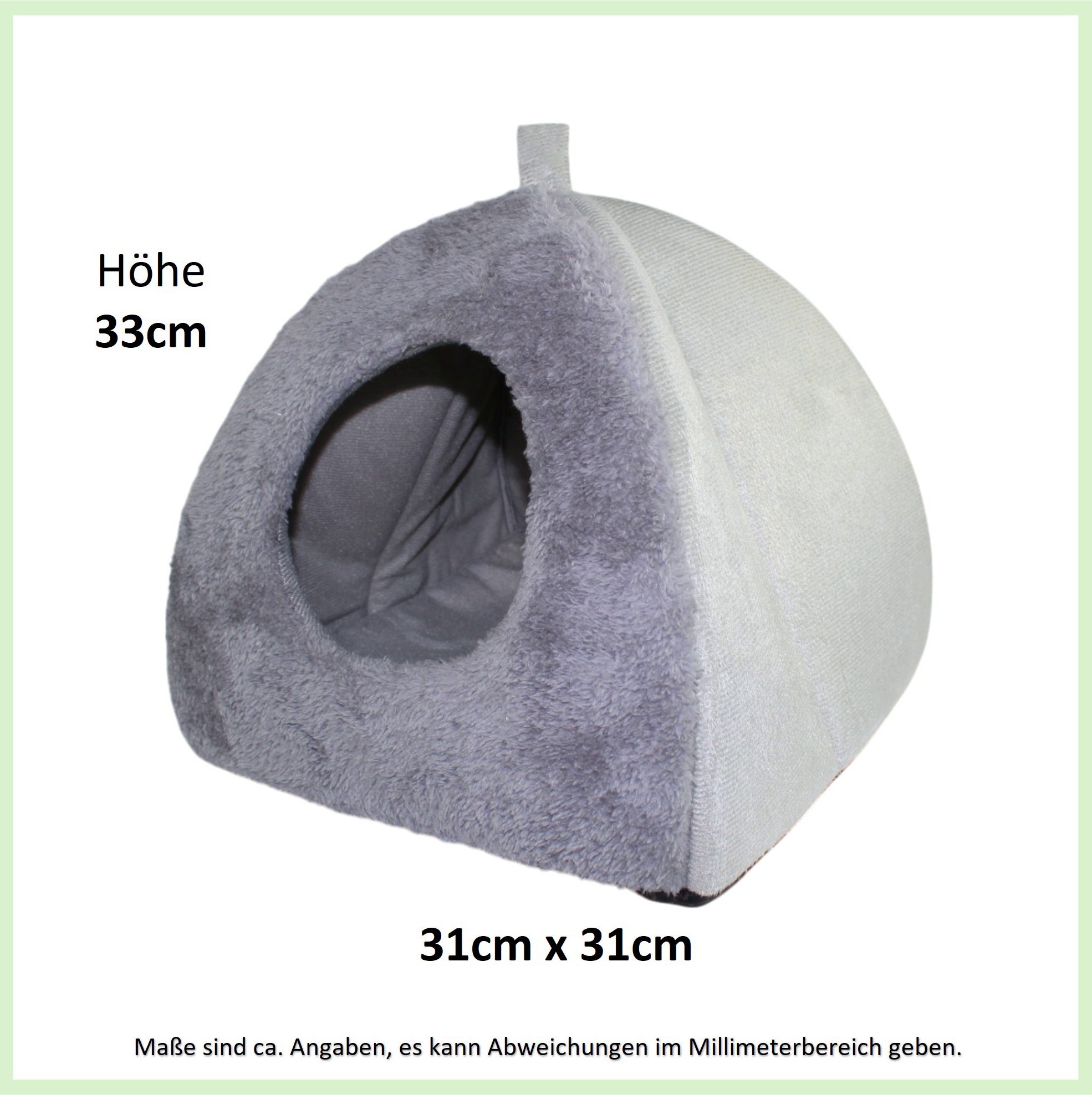 🏠 Cozy gray – Cozy dome house for guinea pigs