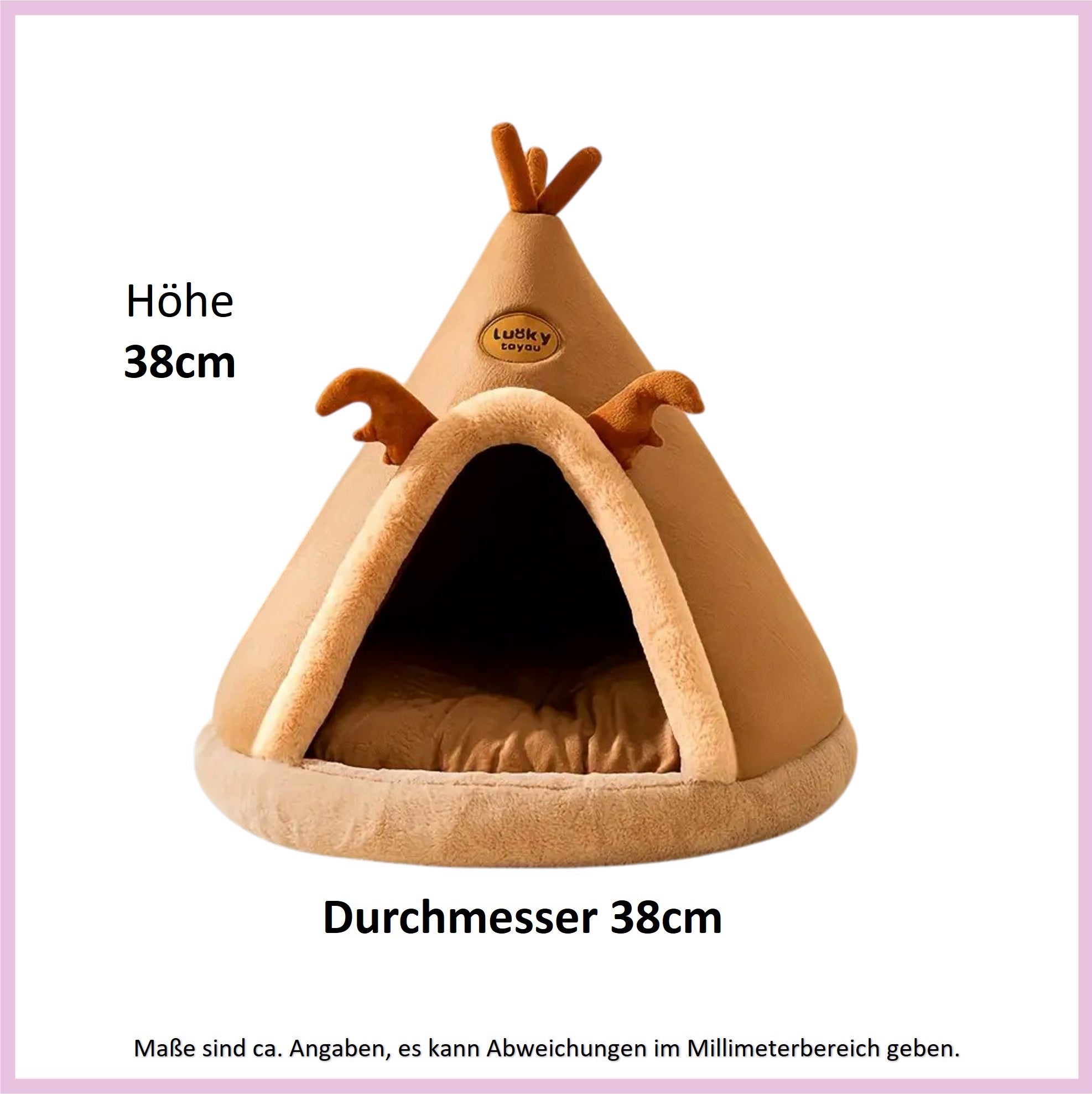 ⛺ Tipi – Indian-style cozy hut for guinea pigs