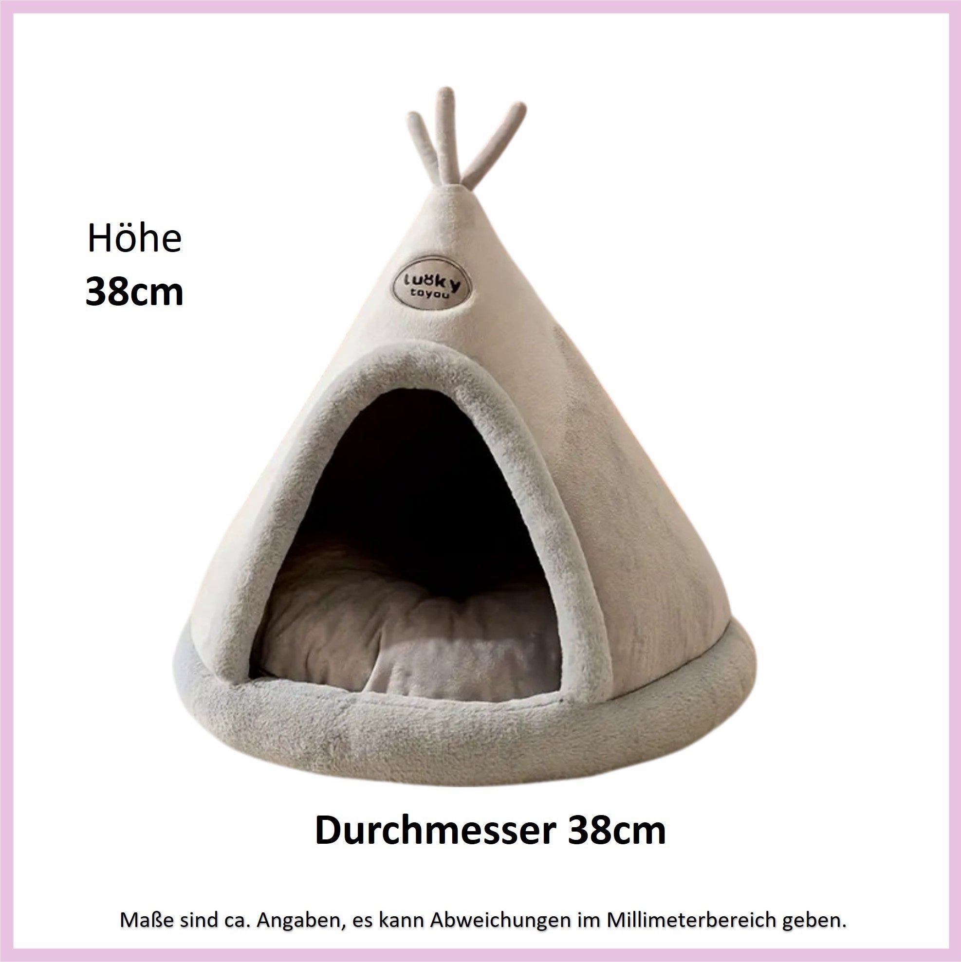 ⛺ Tipi – Indian-style cozy hut for guinea pigs