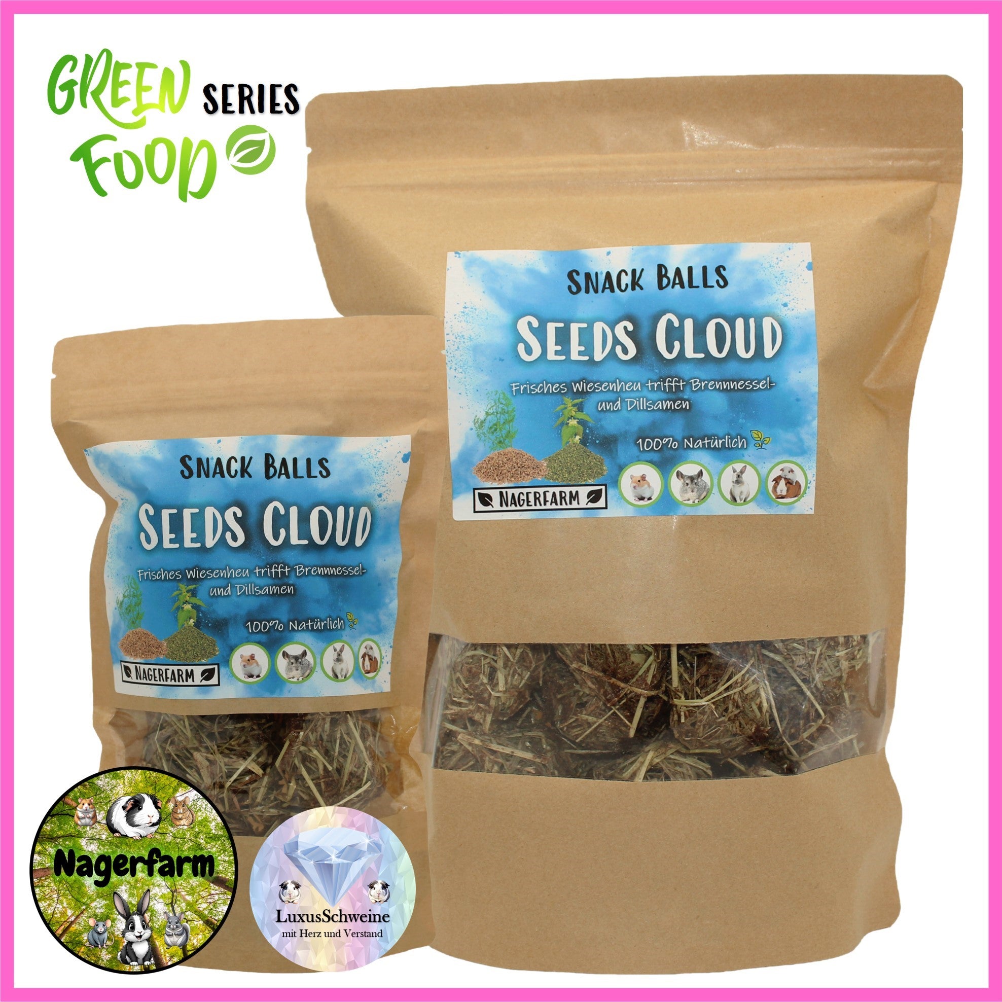 ๐ต Snack Balls Seeds Cloud โ Superfood snack for guinea pigs