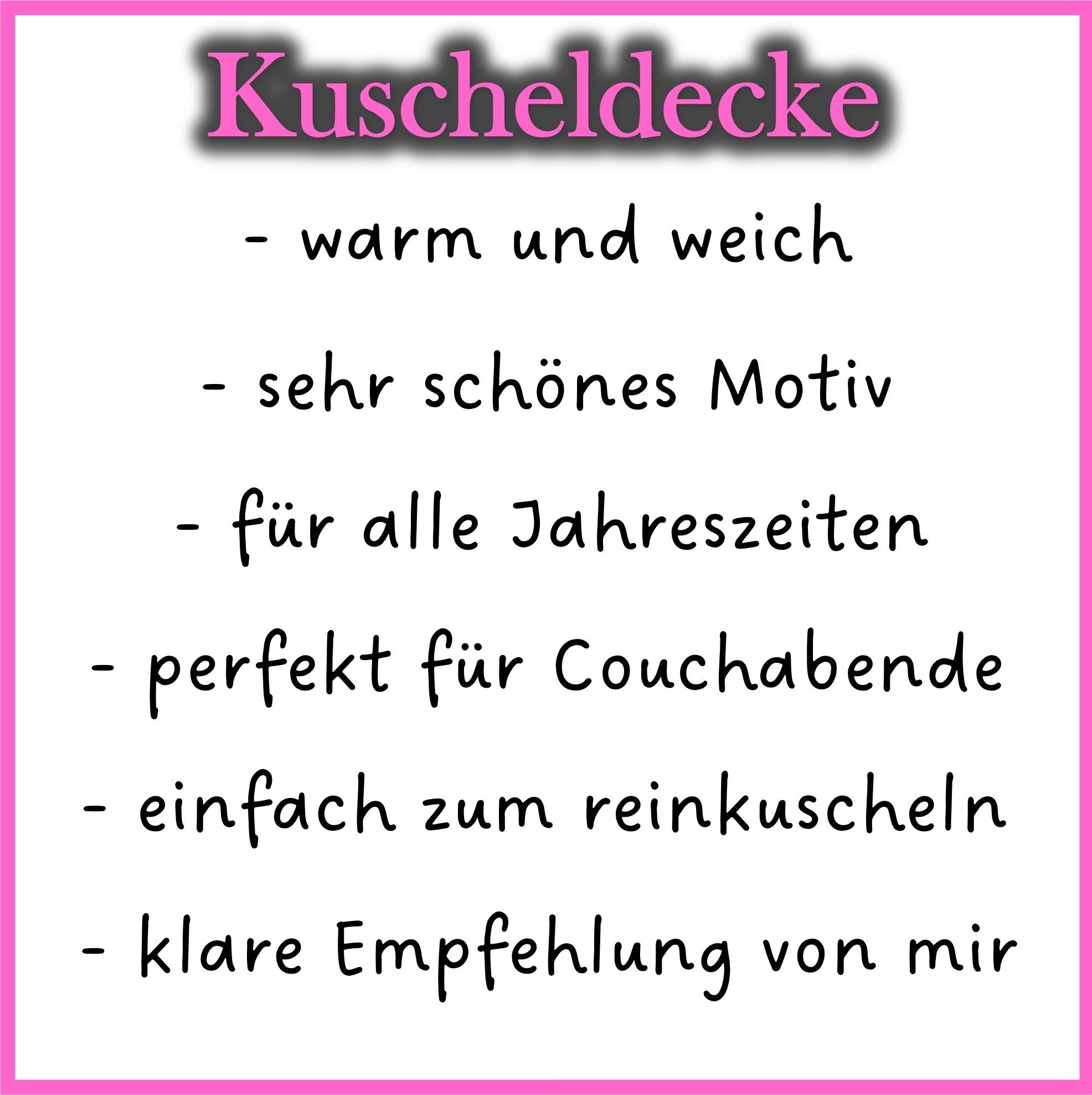 cuddle blanket - Just a Girl