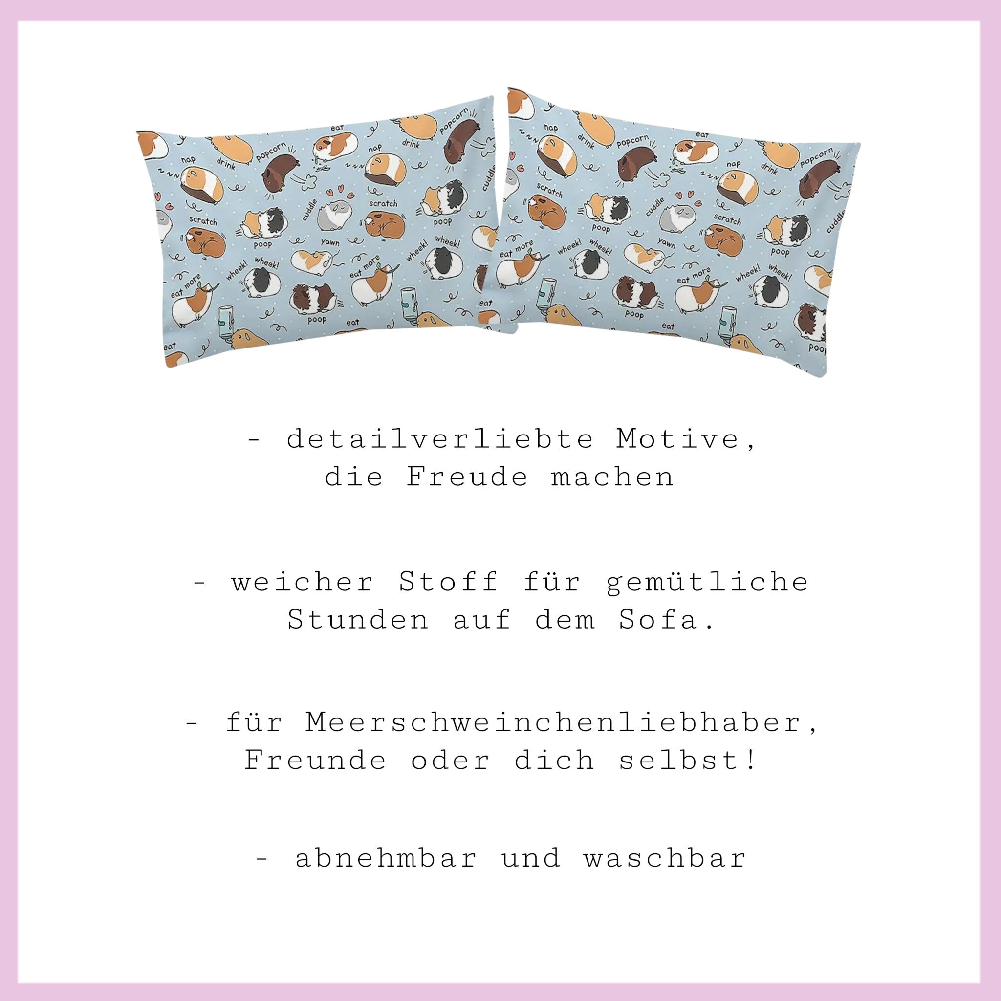🛋️ Kissen „Meeri Poop Blau“ Länglich – Der humorvolle Hingucker für dein Zuhause (Kopie)