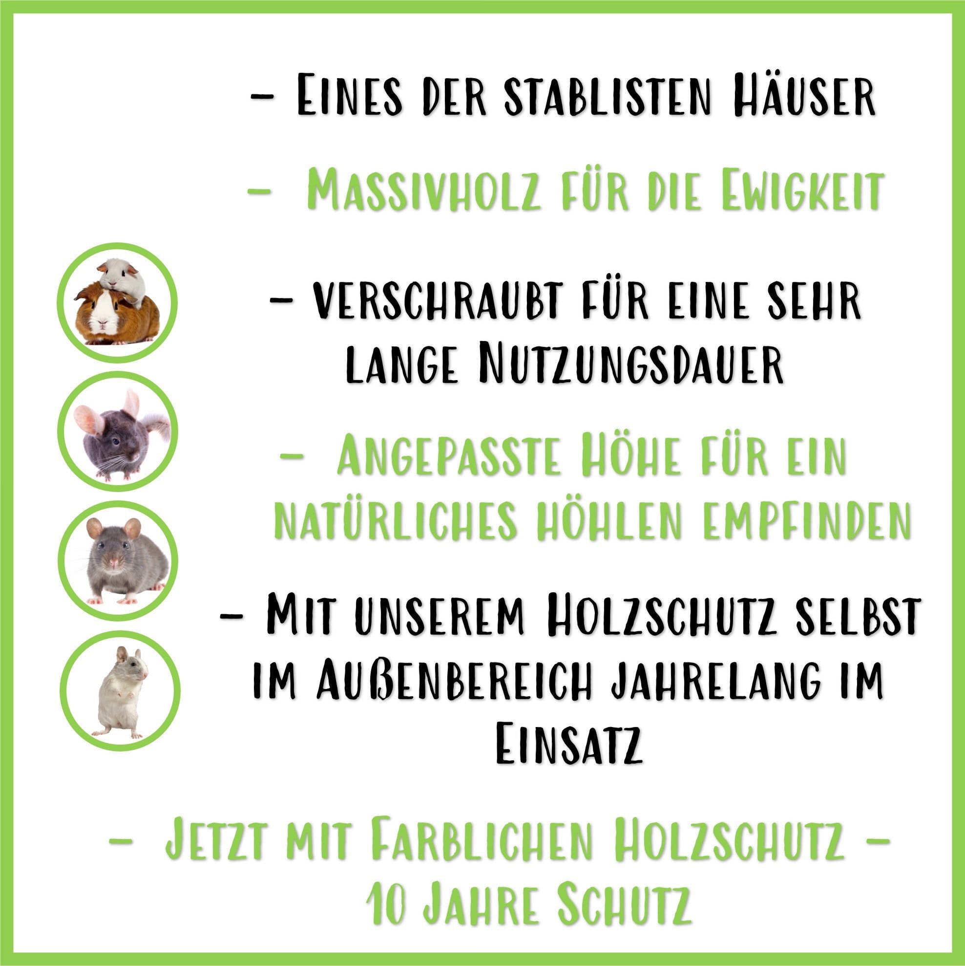 🐹 Farmhouse 1.0 – Cozy sleeping house for guinea pigs