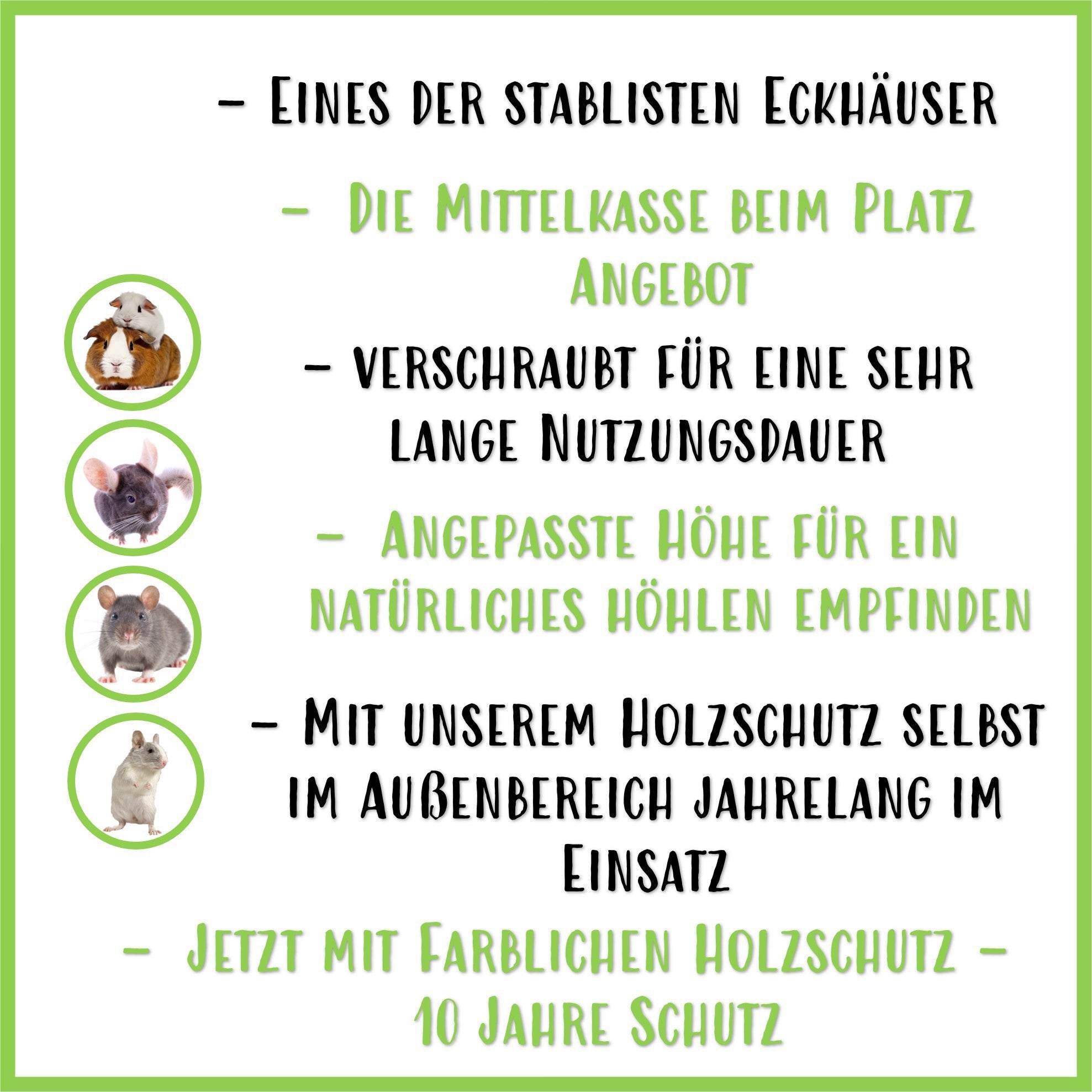 🏡 Farmhouse 2.2 – Corner house with sweeping curves for guinea pigs