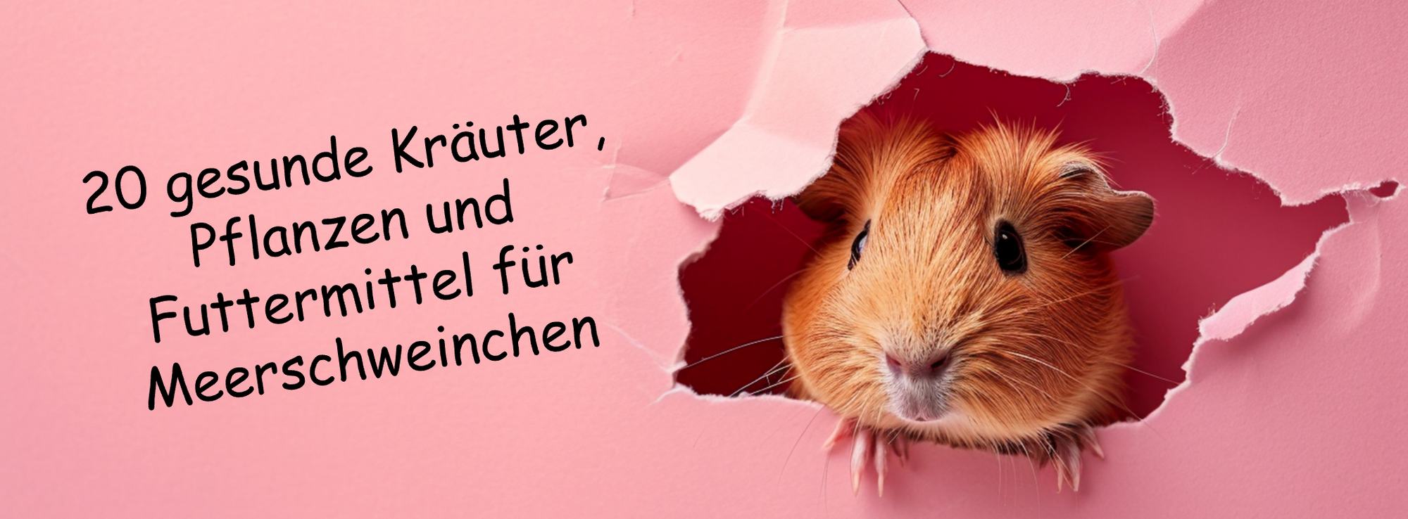 20 gesunde Futtermittel für Meerschweinchen - Heu, Kräuter, Blüten & Gemüse für eine natürliche Ernährung