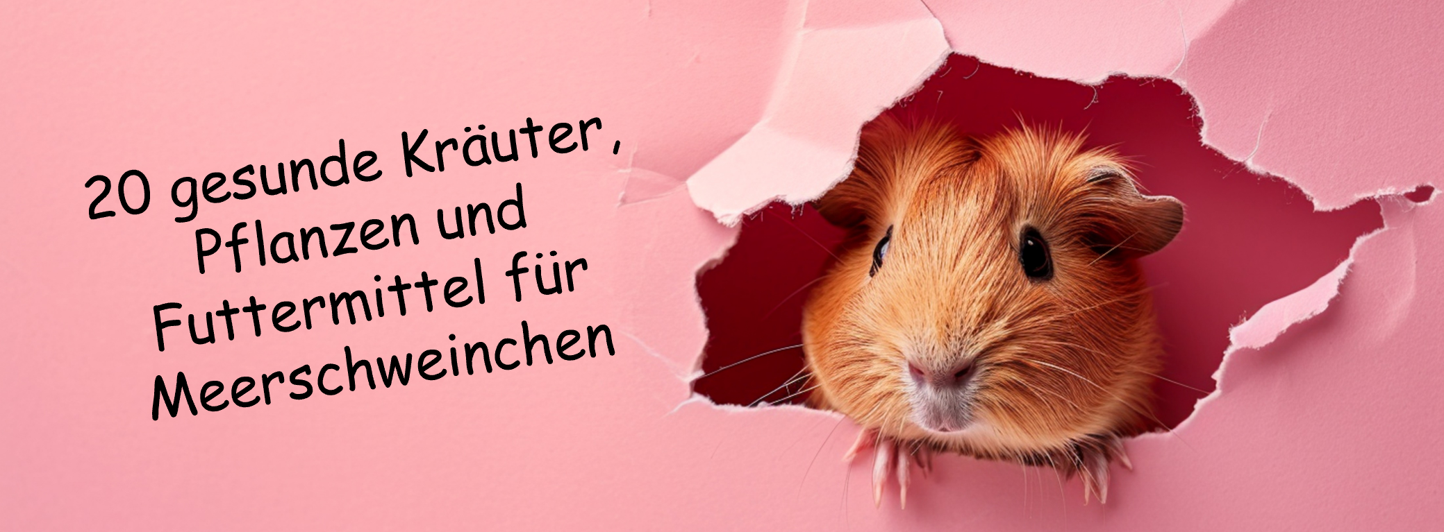 20 gesunde Futtermittel für Meerschweinchen - Heu, Kräuter, Blüten & Gemüse für eine natürliche Ernährung