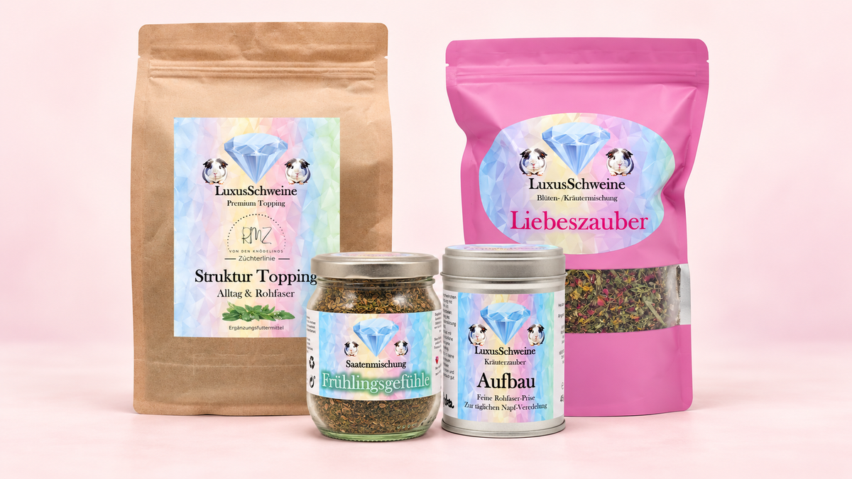 Kräuter, Blüten und Saaten