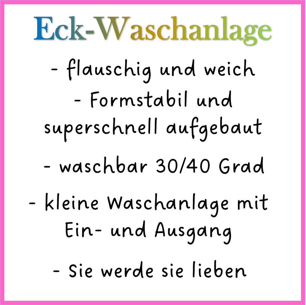 🏠 Eck-Waschanlage – Kuschelplatz für Meerschweinchen