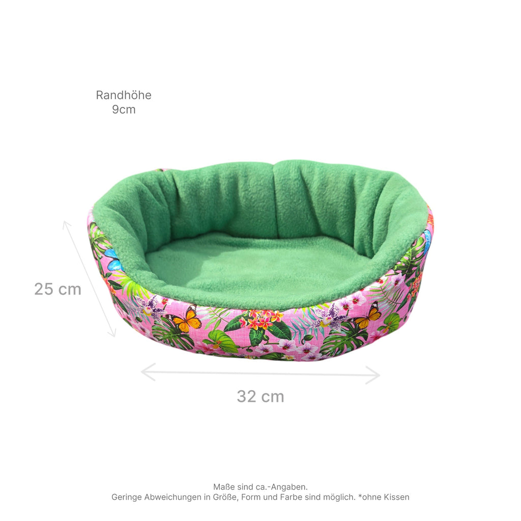 🌸 Kuschelsofa Jungle Rosa – Exklusiver Lieblingsplatz für Meerschweinchen