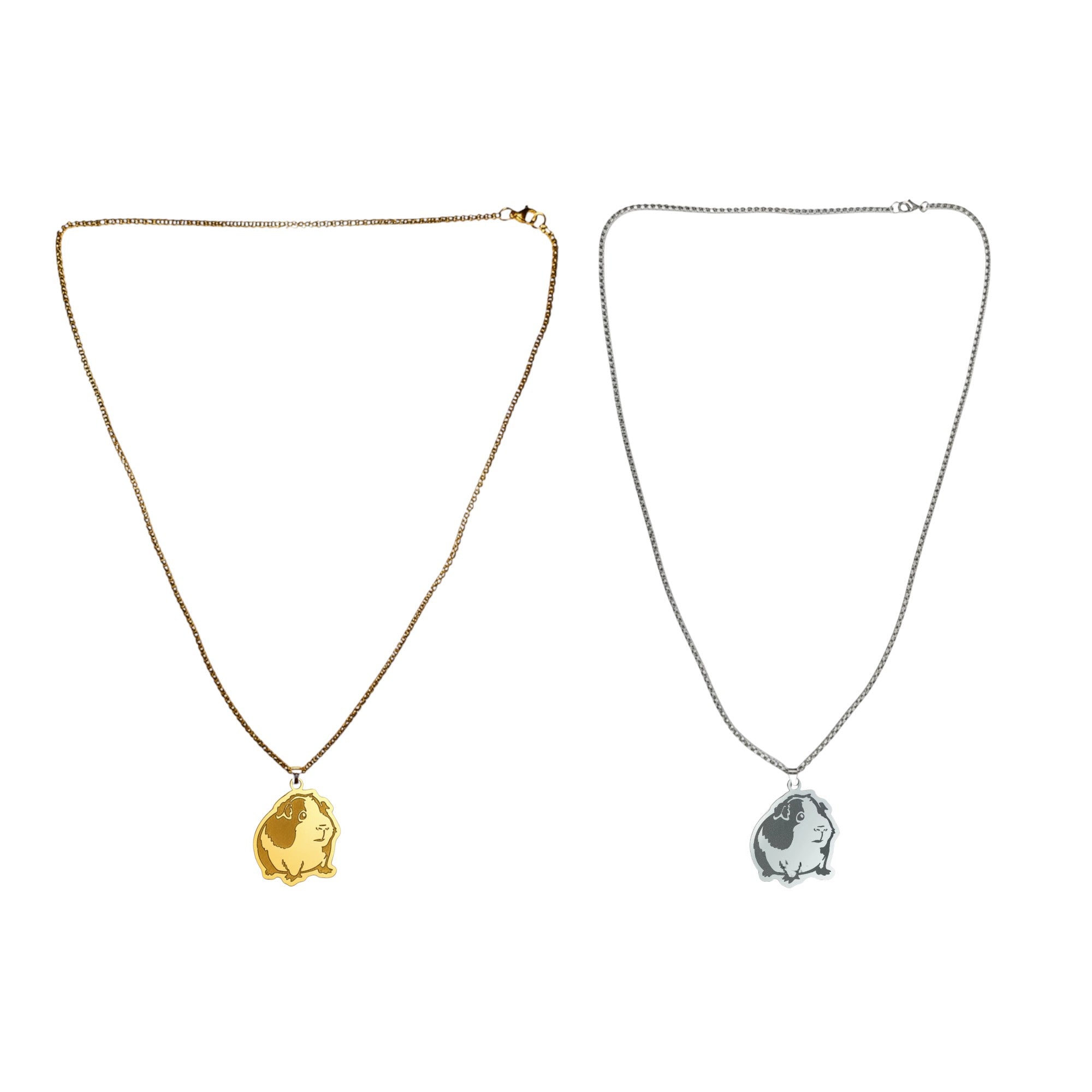 🐹 Meerschweinchen Halskette „Lovely Meeri“ 💛 in Gold oder Silber