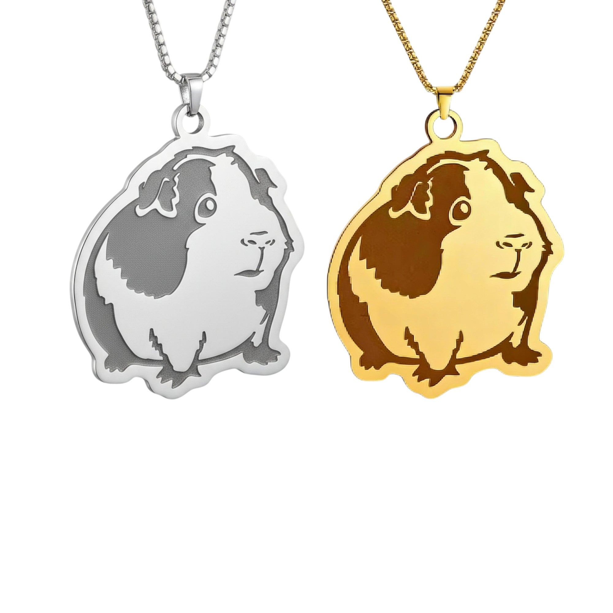 🐹 Meerschweinchen Halskette „Lovely Meeri“ 💛 in Gold oder Silber