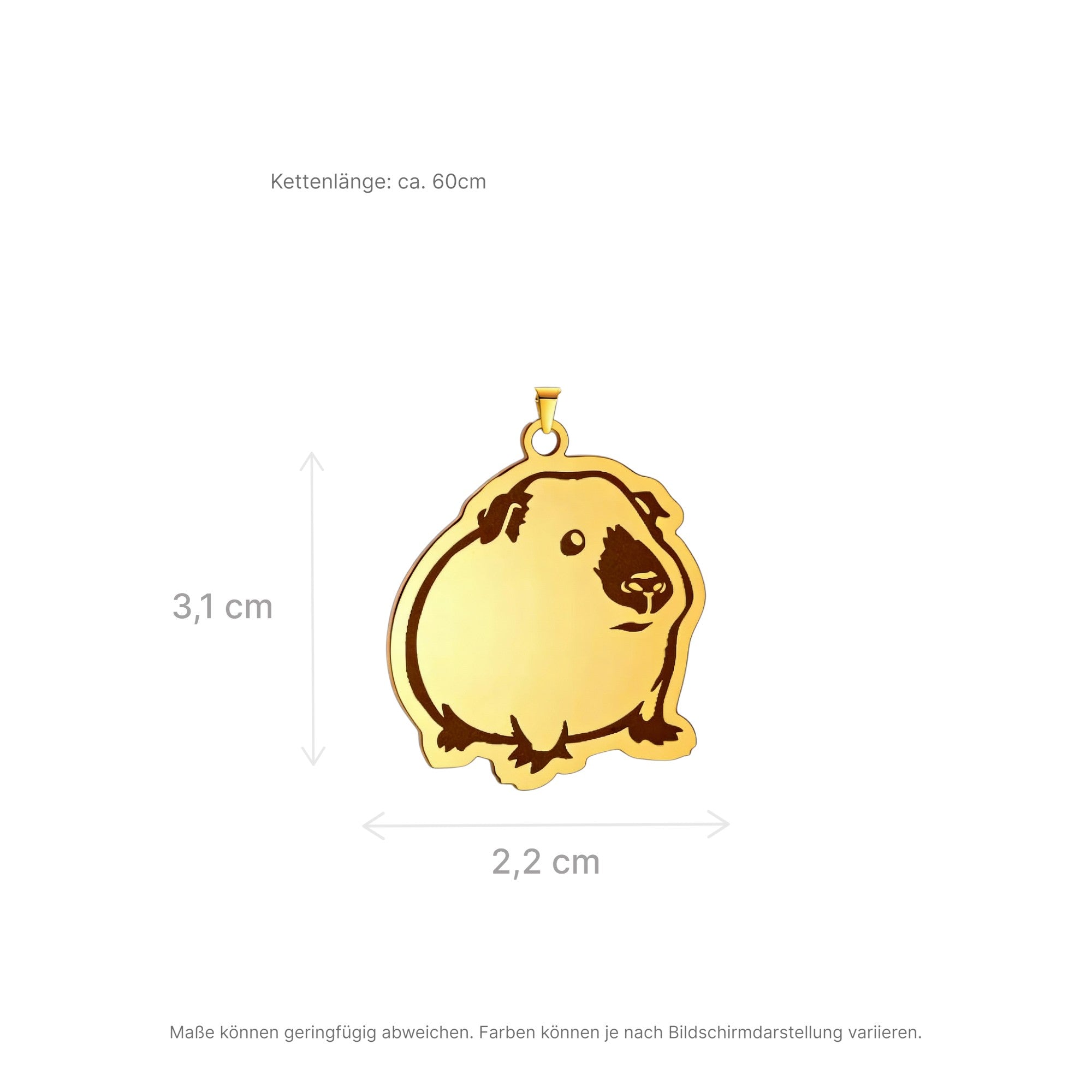 🐹Meerschweinchen Halskette „Classic Meeri“ ✨ in Gold oder Silber