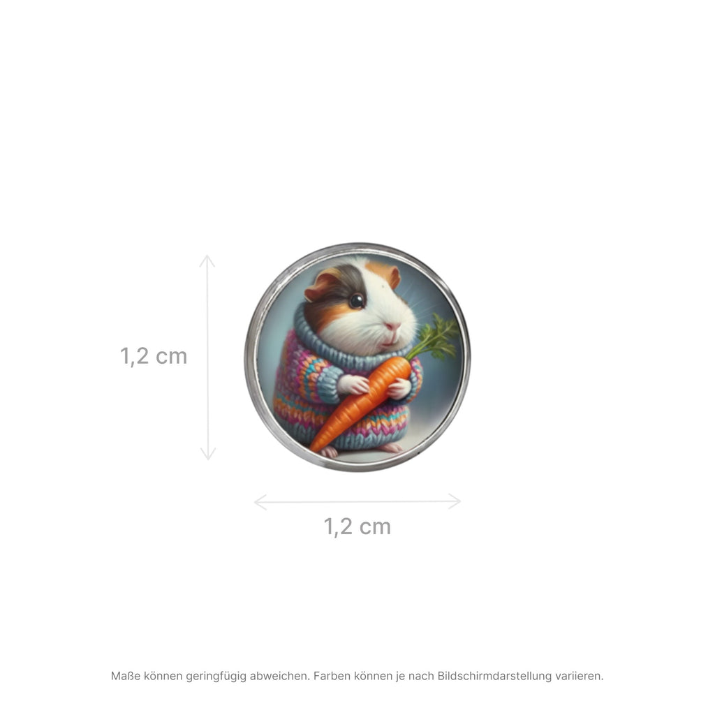 🥕Ohrstecker mit Meerschweinchen & Karotte