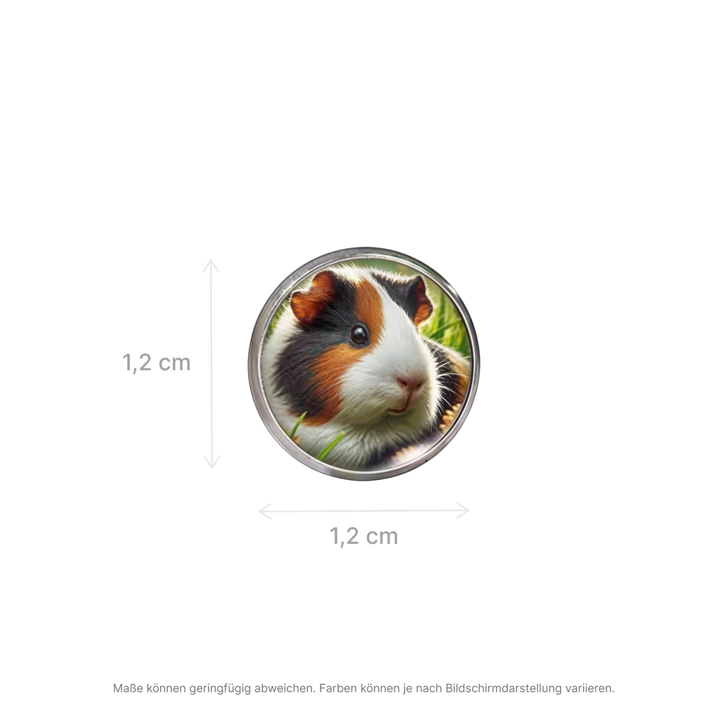 🐹Realistic full-face guinea pig stud earrings