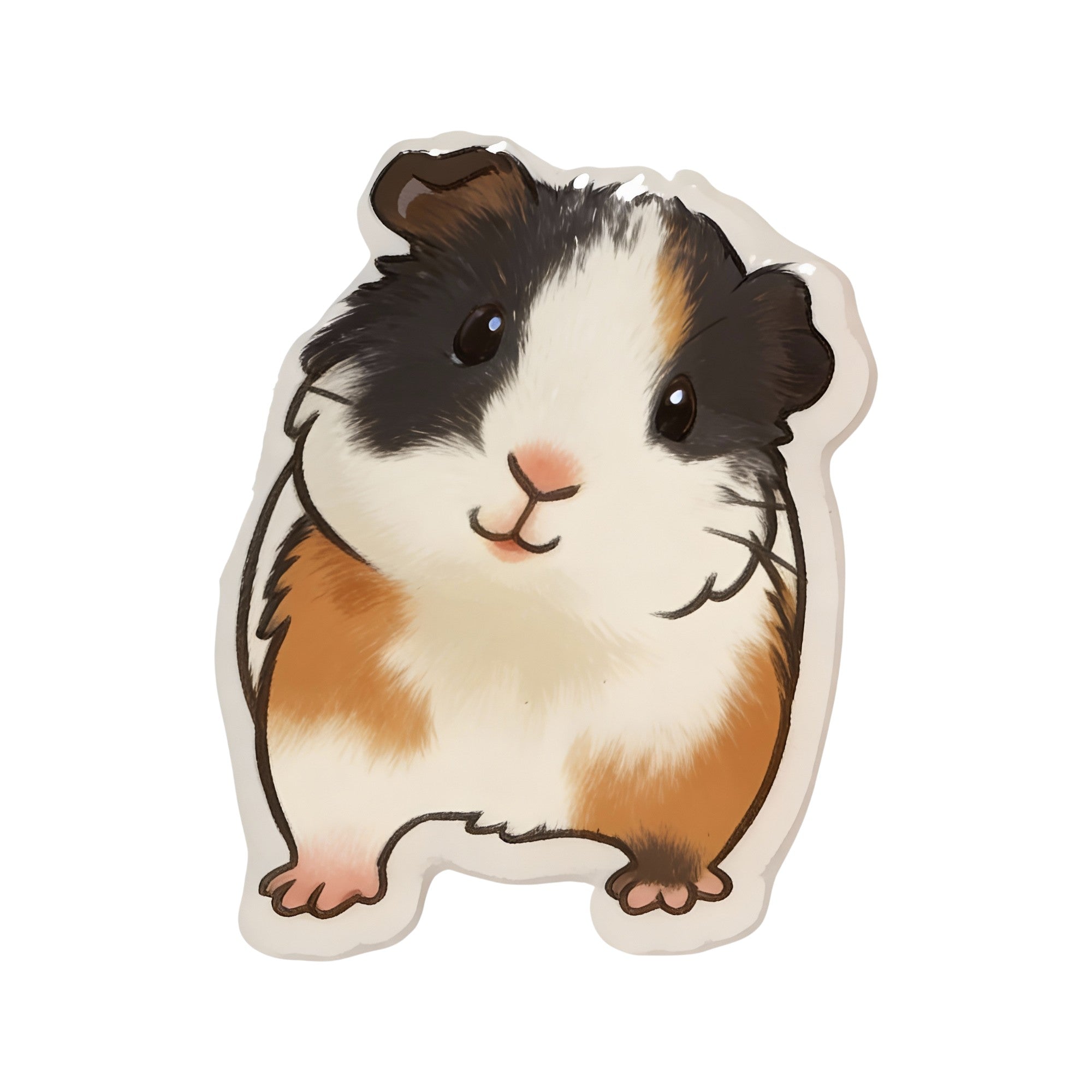 🐹Ohrstecker mit Comic Meerschweinchen-Motiv