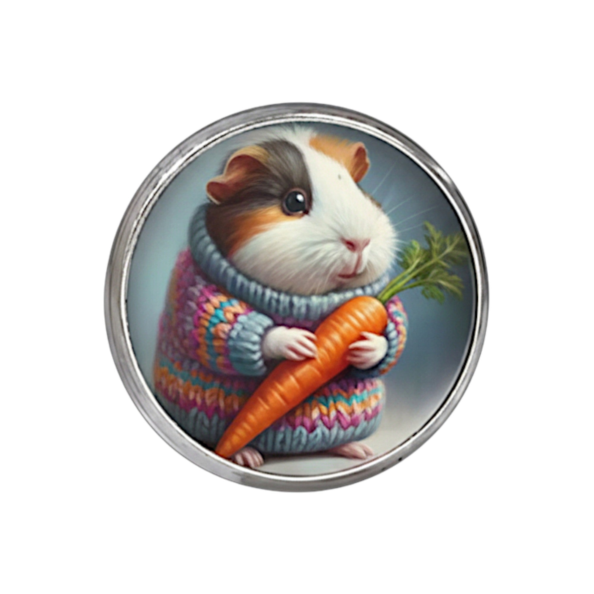 🥕Ohrstecker mit Meerschweinchen & Karotte