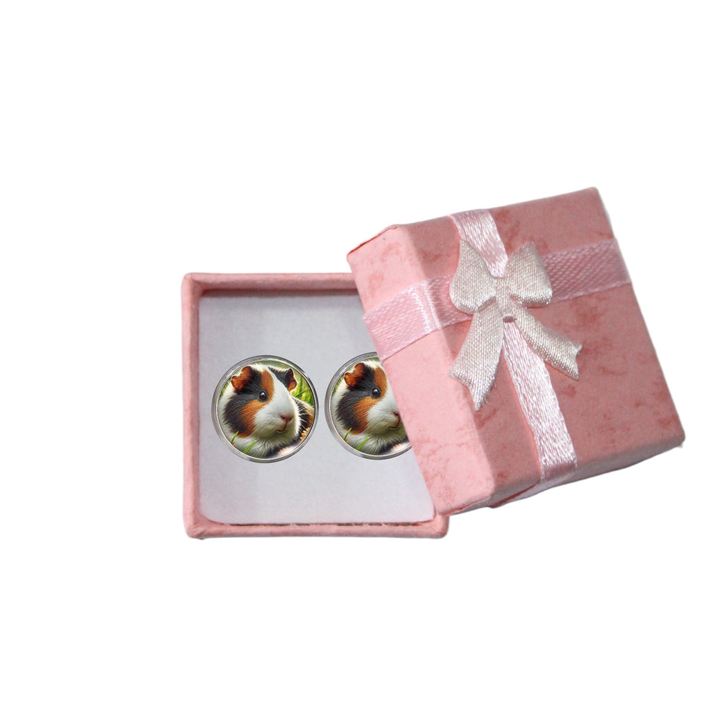 🐹Realistic full-face guinea pig stud earrings