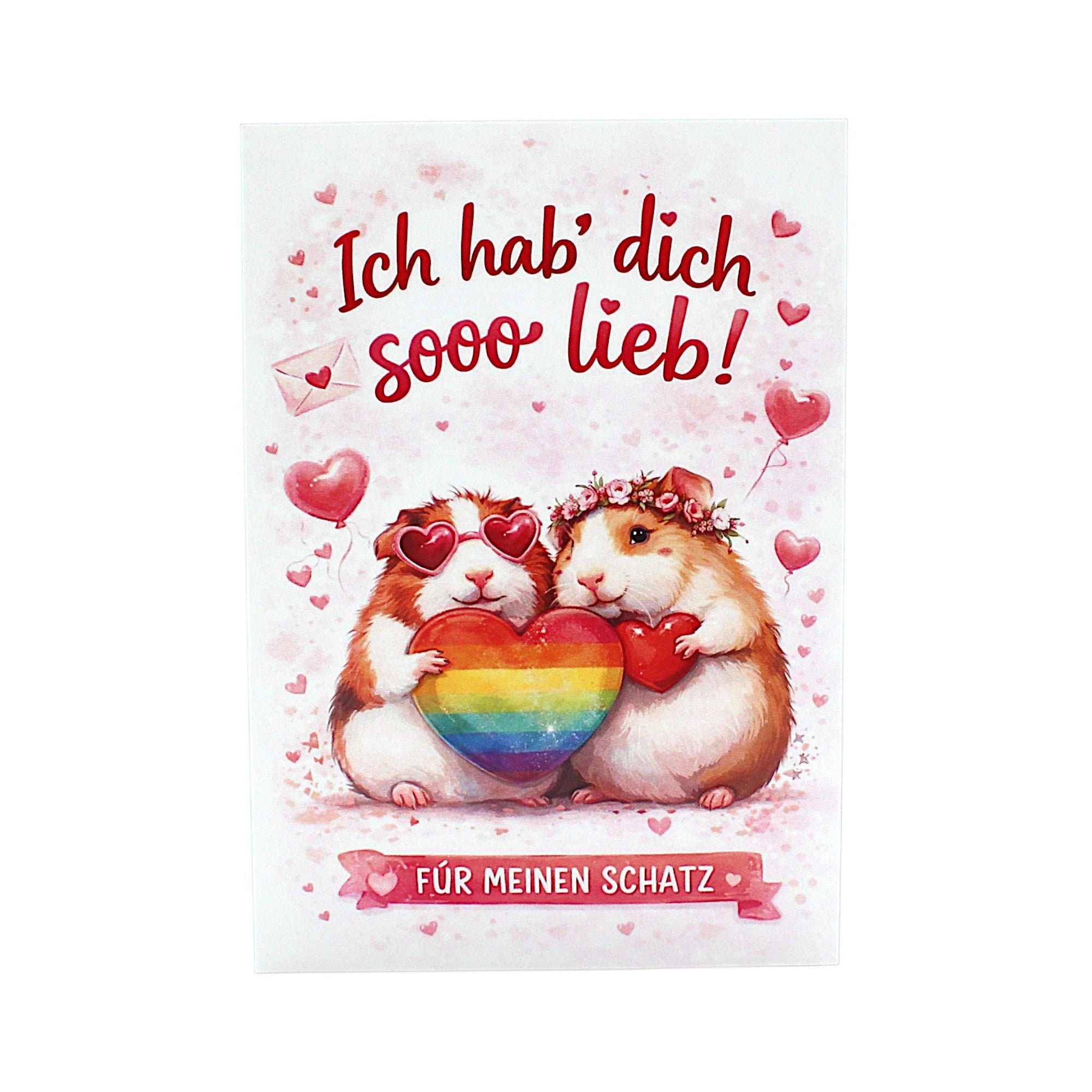 💌Grußkarte „Ich hab dich sooo lieb – Mein Schatz“