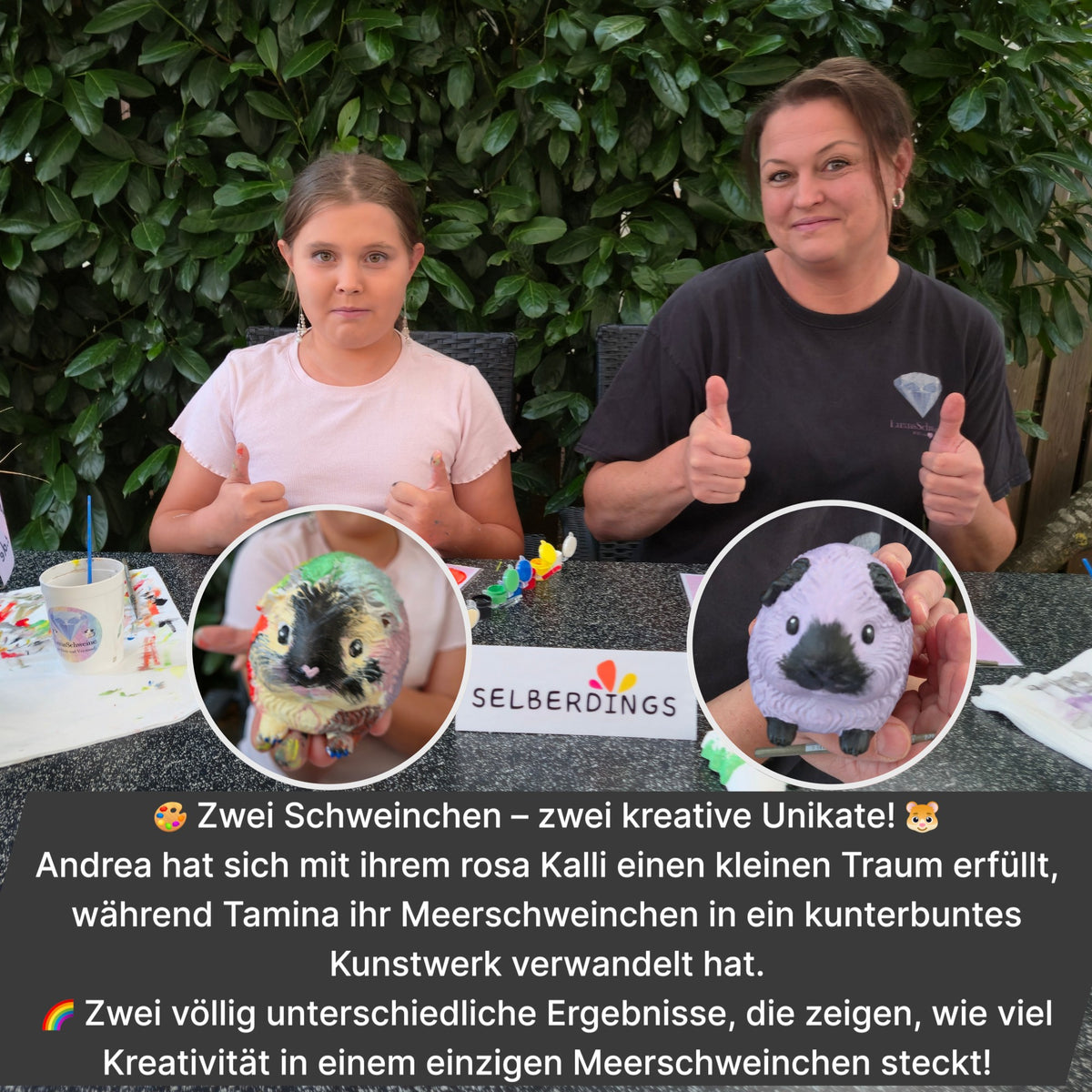 🎨 Selberdings – Großes Meerschweinchen zum Selbstbemalen