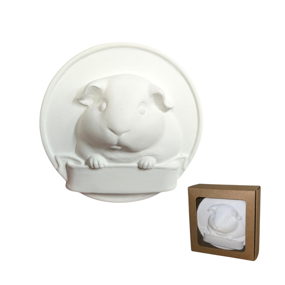 🎨Selberdings – Meerschweinchen-Porträt zum Selbstbemalen mit Namensfeld