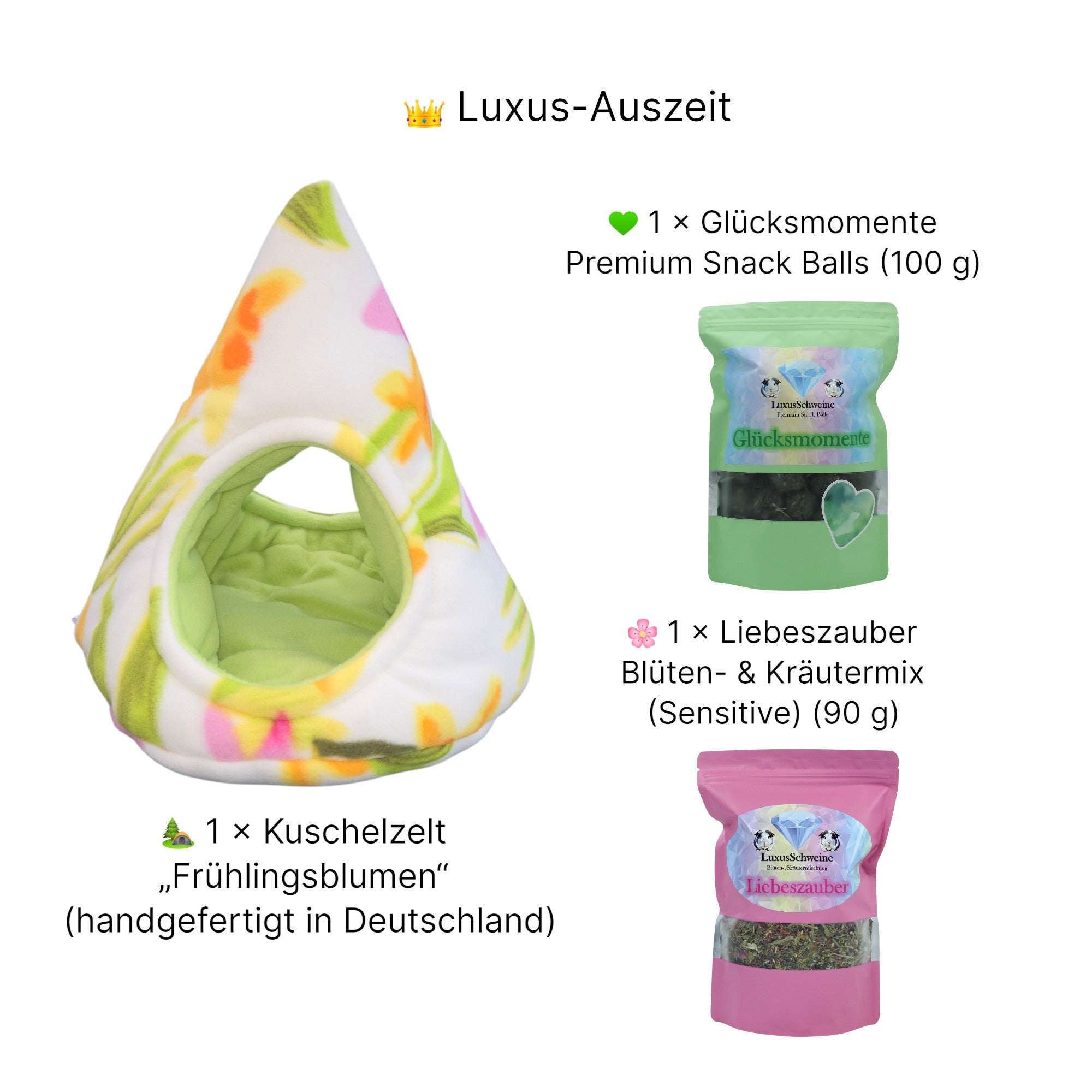 👑Luxus-Auszeit – Verwöhnset für Meerschweinchen