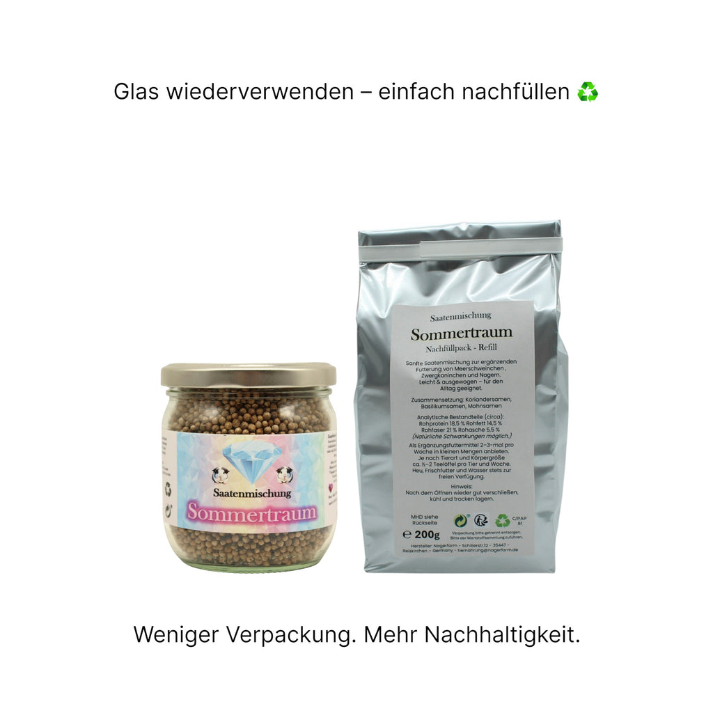 🌞 Saatenmischung Sommertraum – Nachfüllbeutel (Refill)