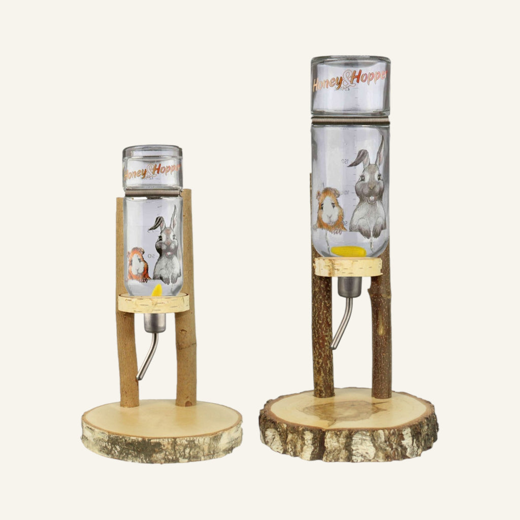 💦 Drinkstation voor cavia's + glazen fles