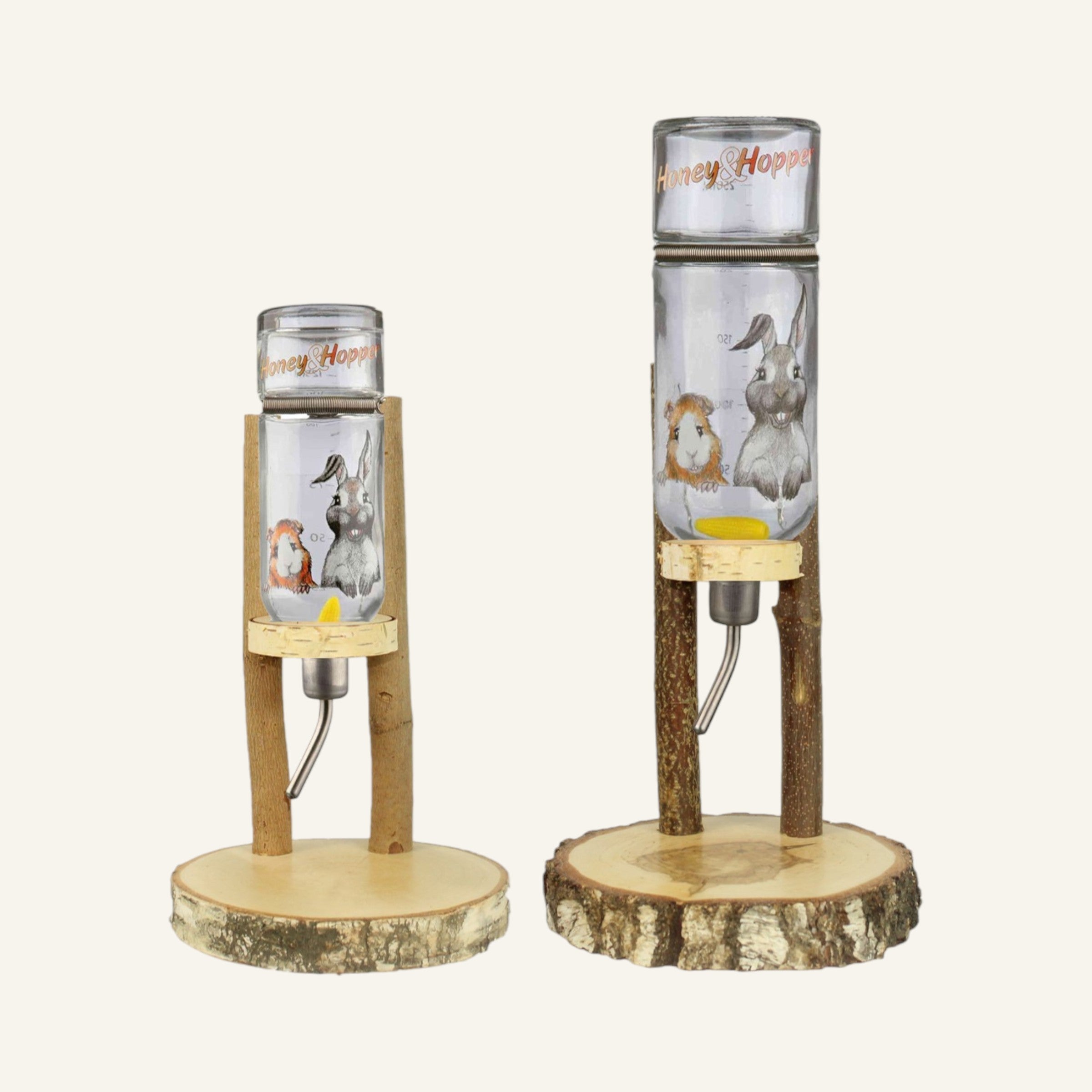 💦 Drinkstation voor cavia's + glazen fles