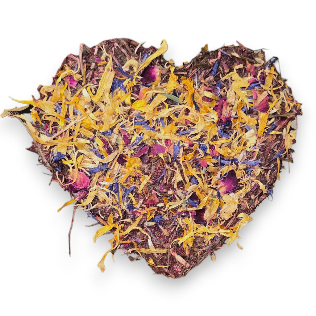 💜 Flower heart – a heartfelt greeting for your guinea pigs