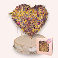 💜 Flower heart – a heartfelt greeting for your guinea pigs