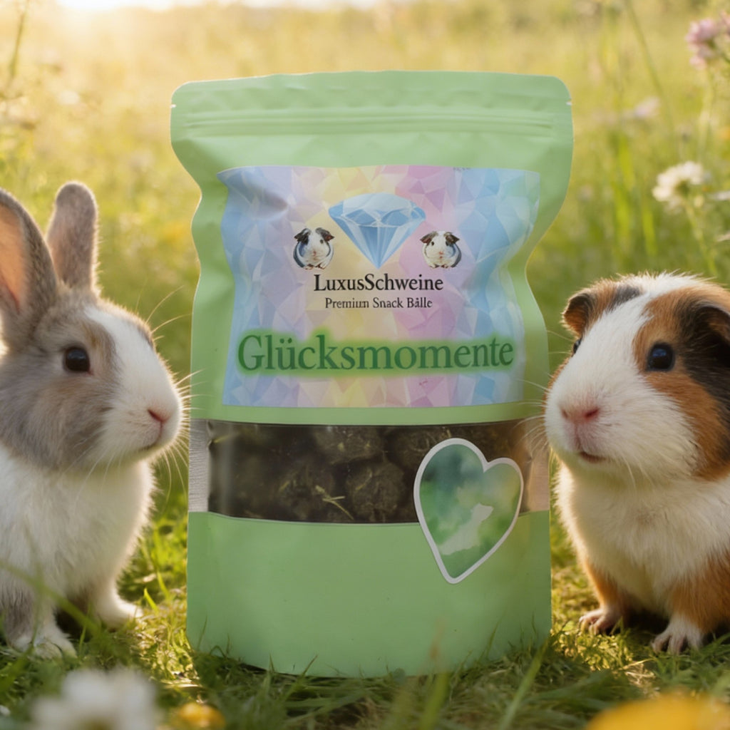 🌈 Glücksmomente – Premium Snack-Bälle für deine Meerschweinchen