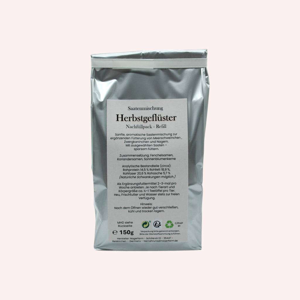 🍁 Saatenmischung Herbstgeflüster – Nachfüllbeutel (Refill)