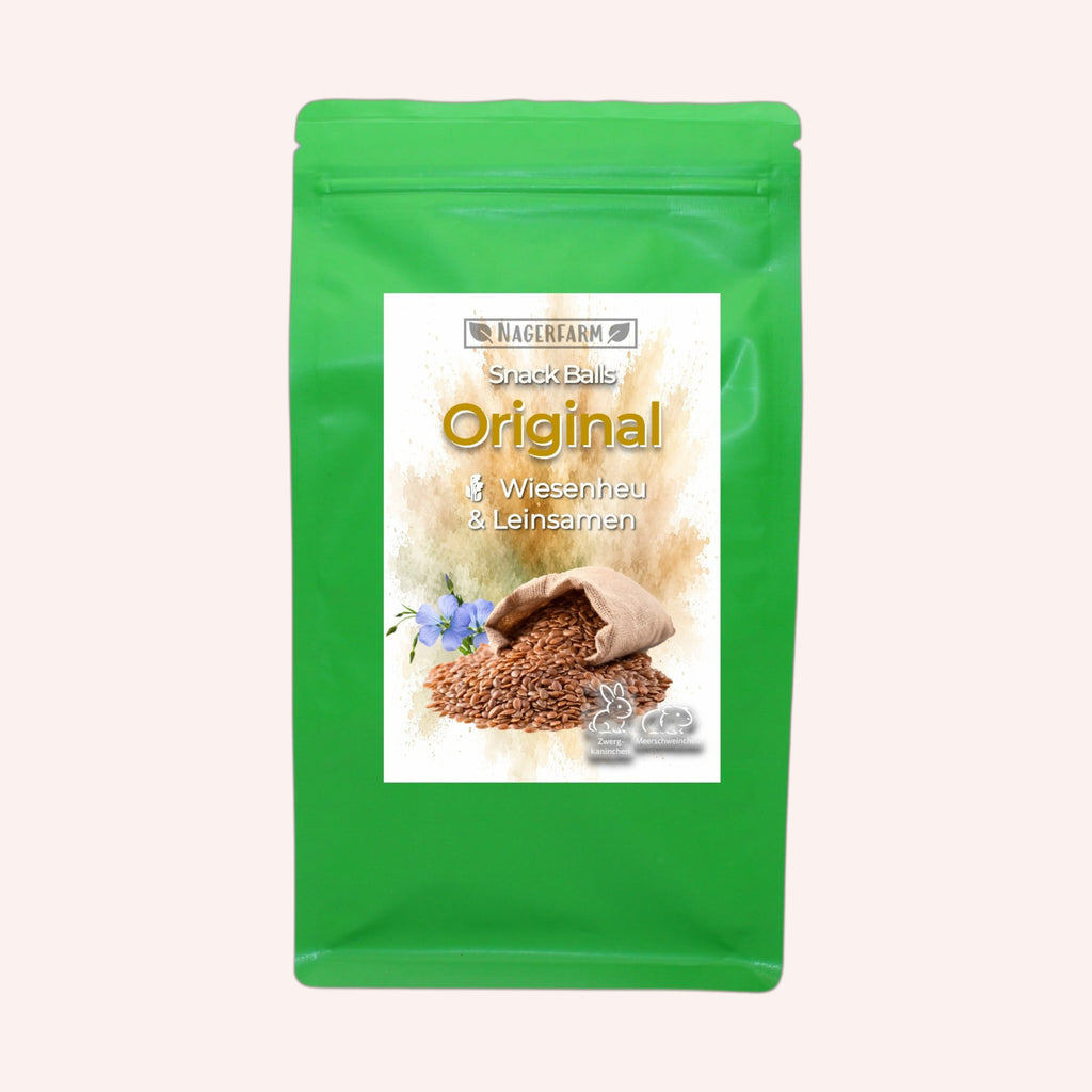 Snack Balls Original – Snack naturel au foin pour cochons d’Inde